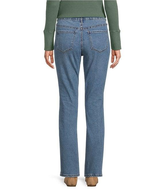 Code Bleu Petite Size Chelsea Straight Leg 5-Pocket Stretch Jeans Product Image