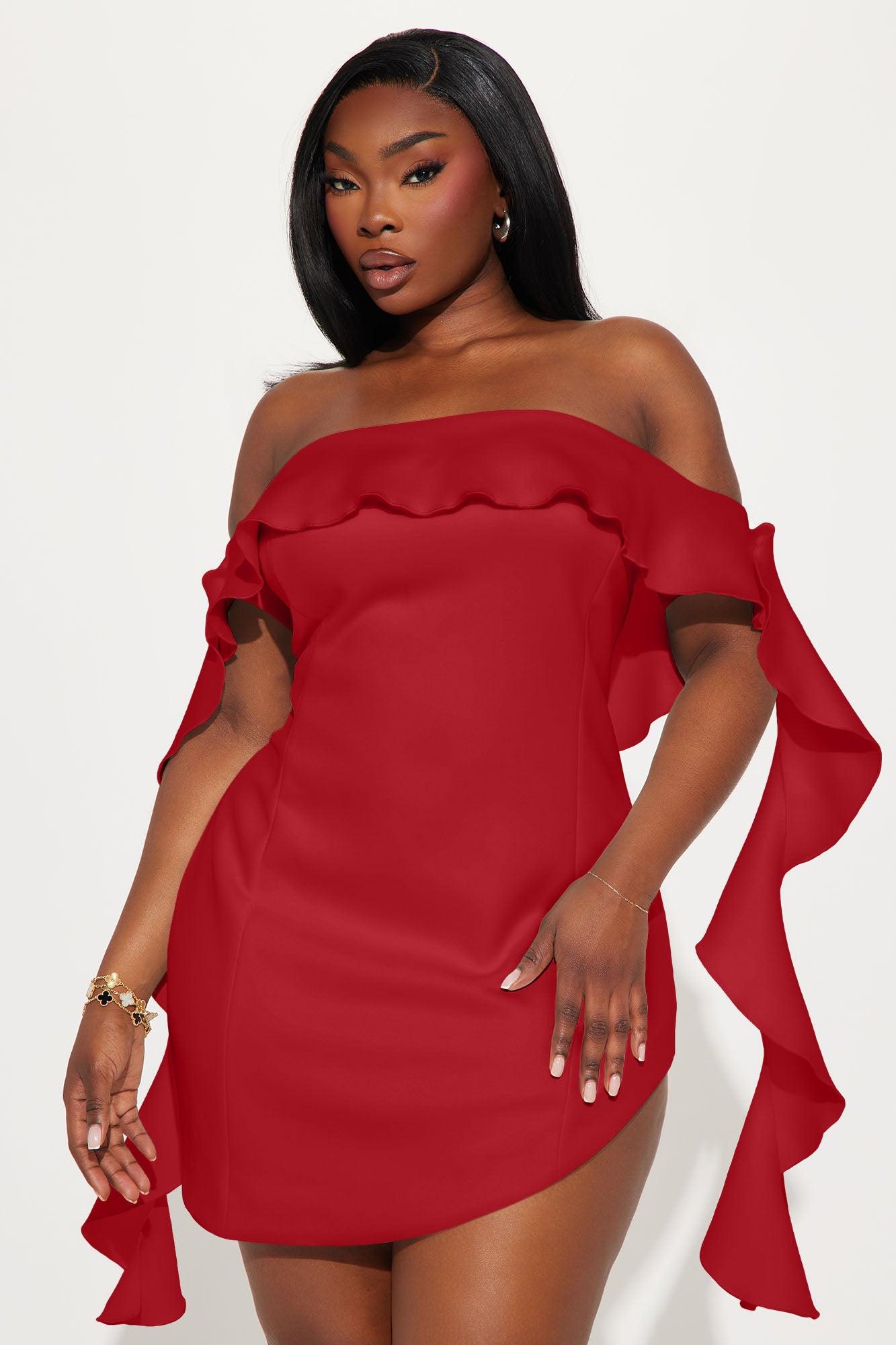 Carolina Mini Dress - Red Female Product Image