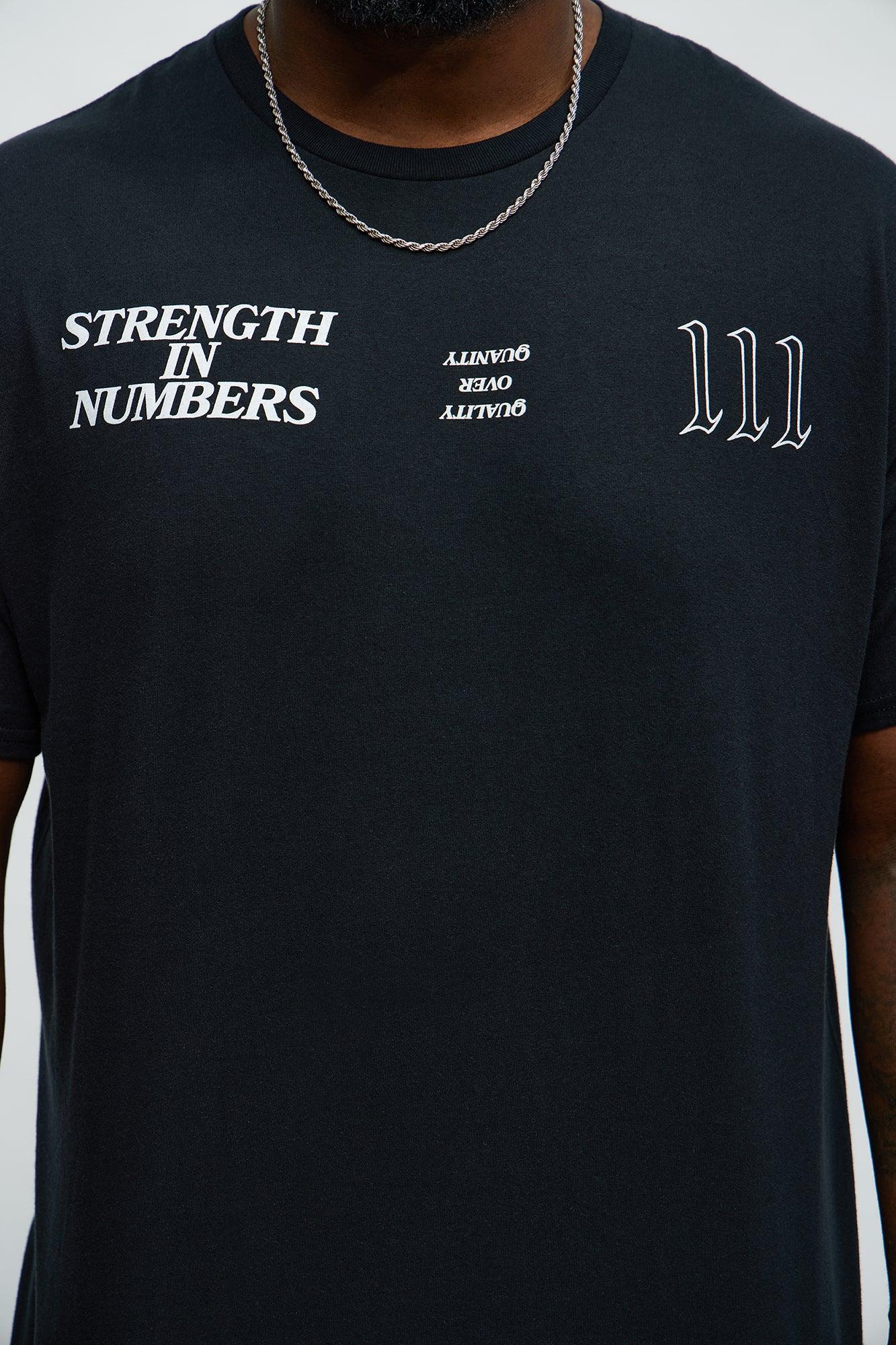 Strength In Numbers Short Sleeve Tee - Black Male Product Image