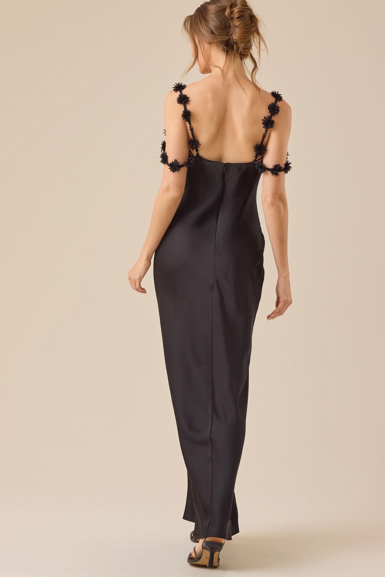 Scarlett Satin Maxi Dress Product Image