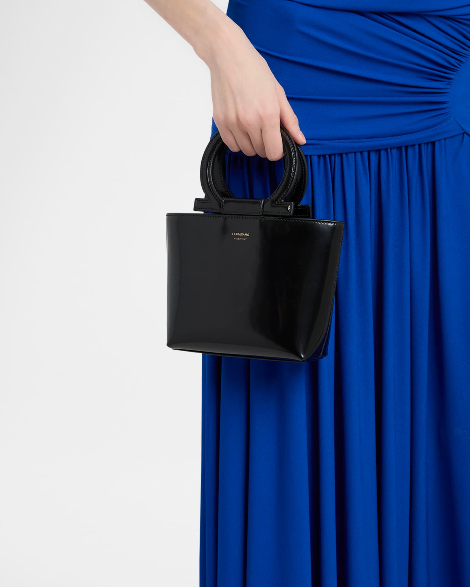 Gancio Leather Top-Handle Bag Product Image