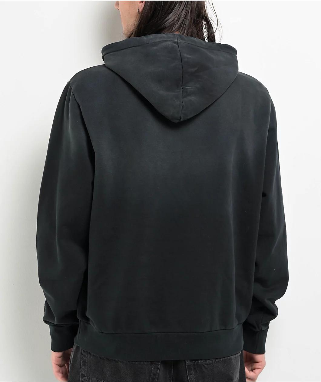 Welcome x Batman Batlogo Black Wash Hoodie Product Image