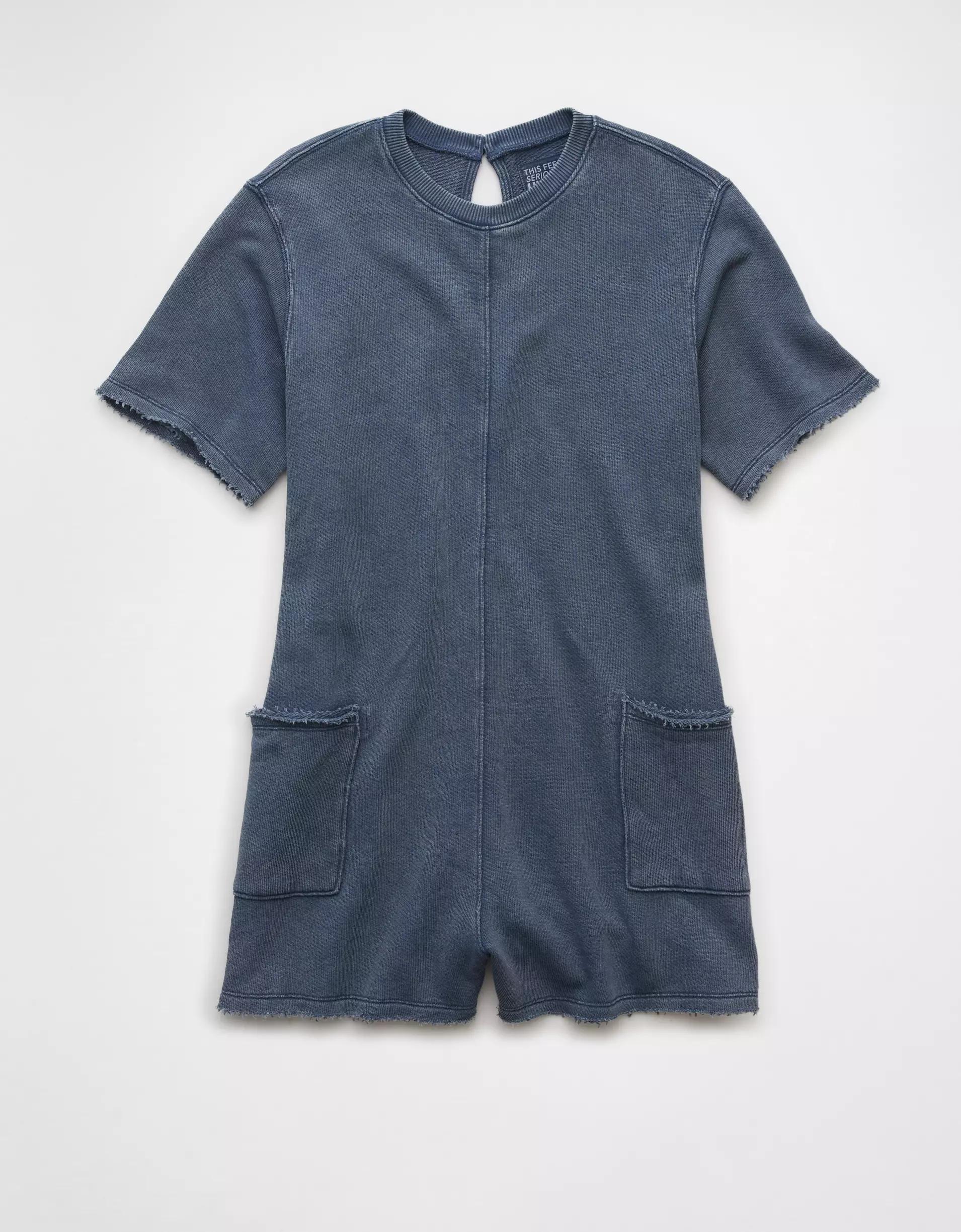 AE Saltwash Relaxed T-Shirt Romper Product Image