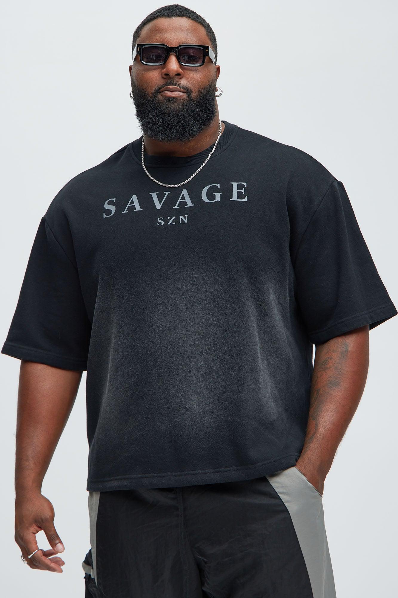 Savage SZN Short Sleeve Tee - Black Product Image