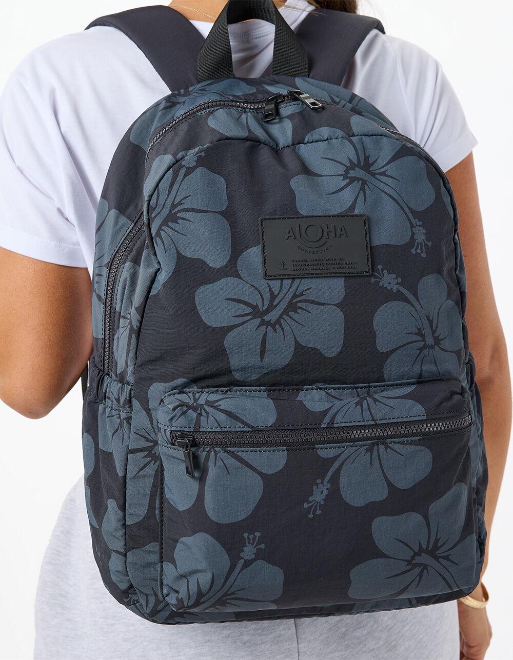ALOHA Collection Hana Hou Travel Light Backpack - CHAR/BLK Product Image