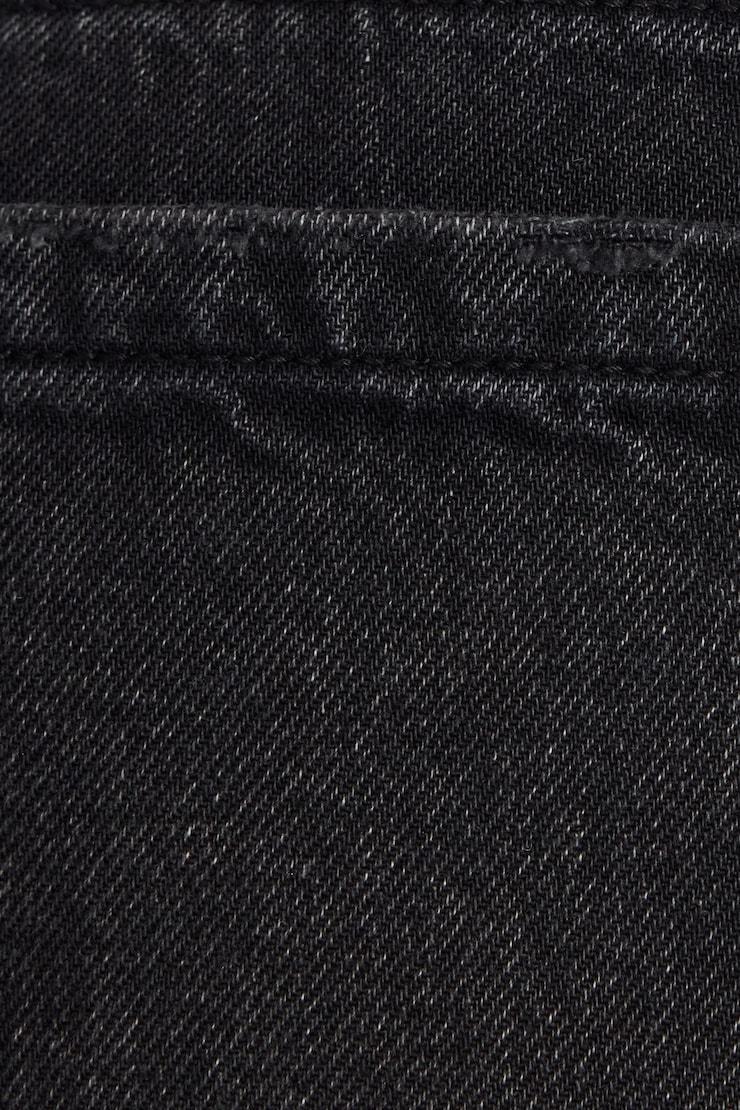 Low Rise Cuffed Denim Shorts Product Image