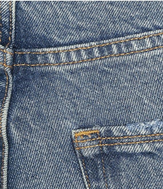 Good American Good Classic Mid-Rise Slim Straight Jeans Product Image