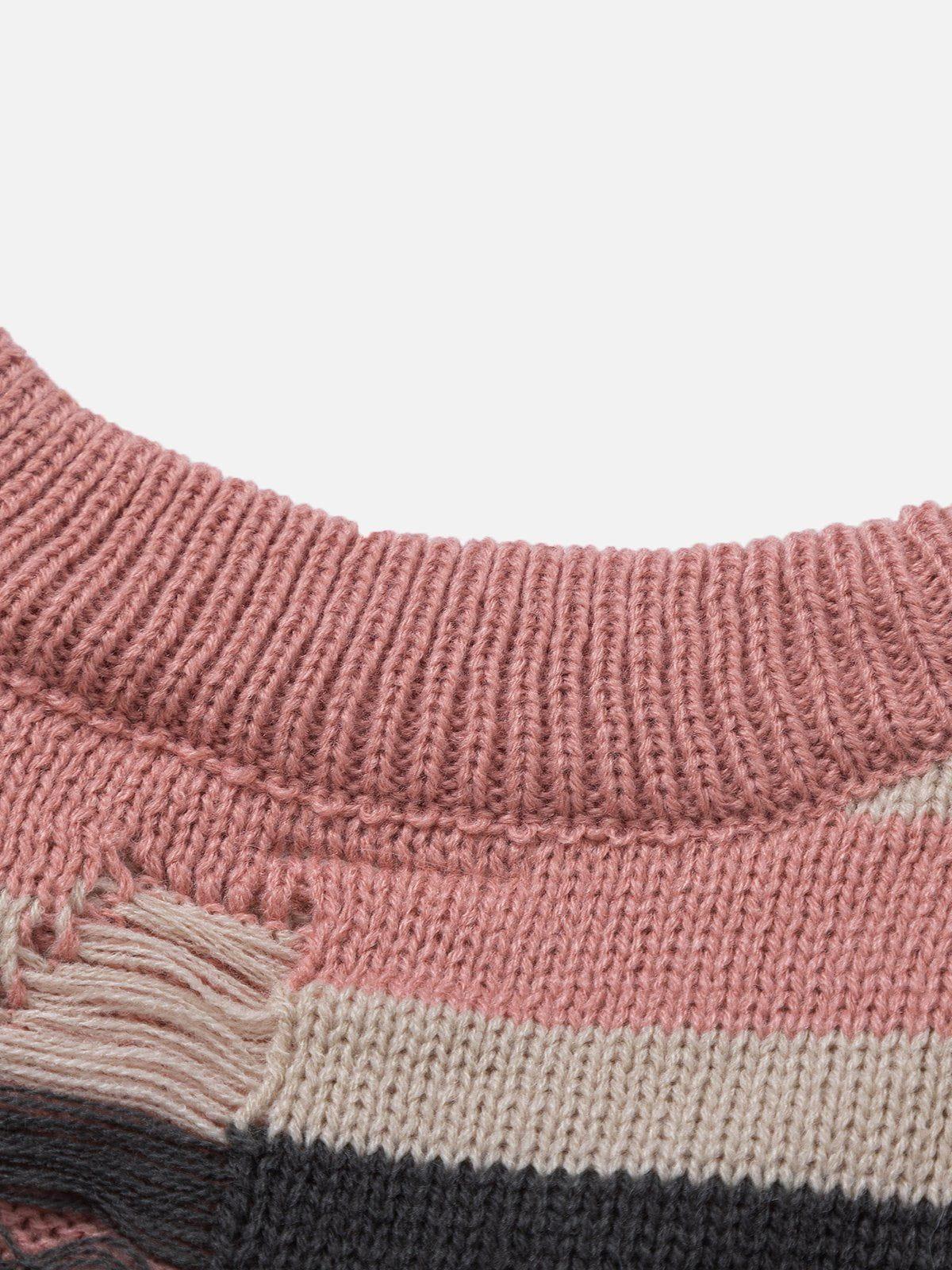 Aelfric Eden Star Stripe V-Neck Sweater Vest Product Image