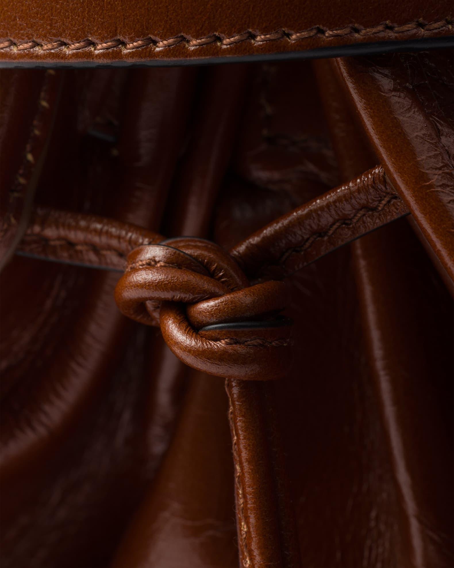 Large Buckle Leather Shoulder Bag Product Image