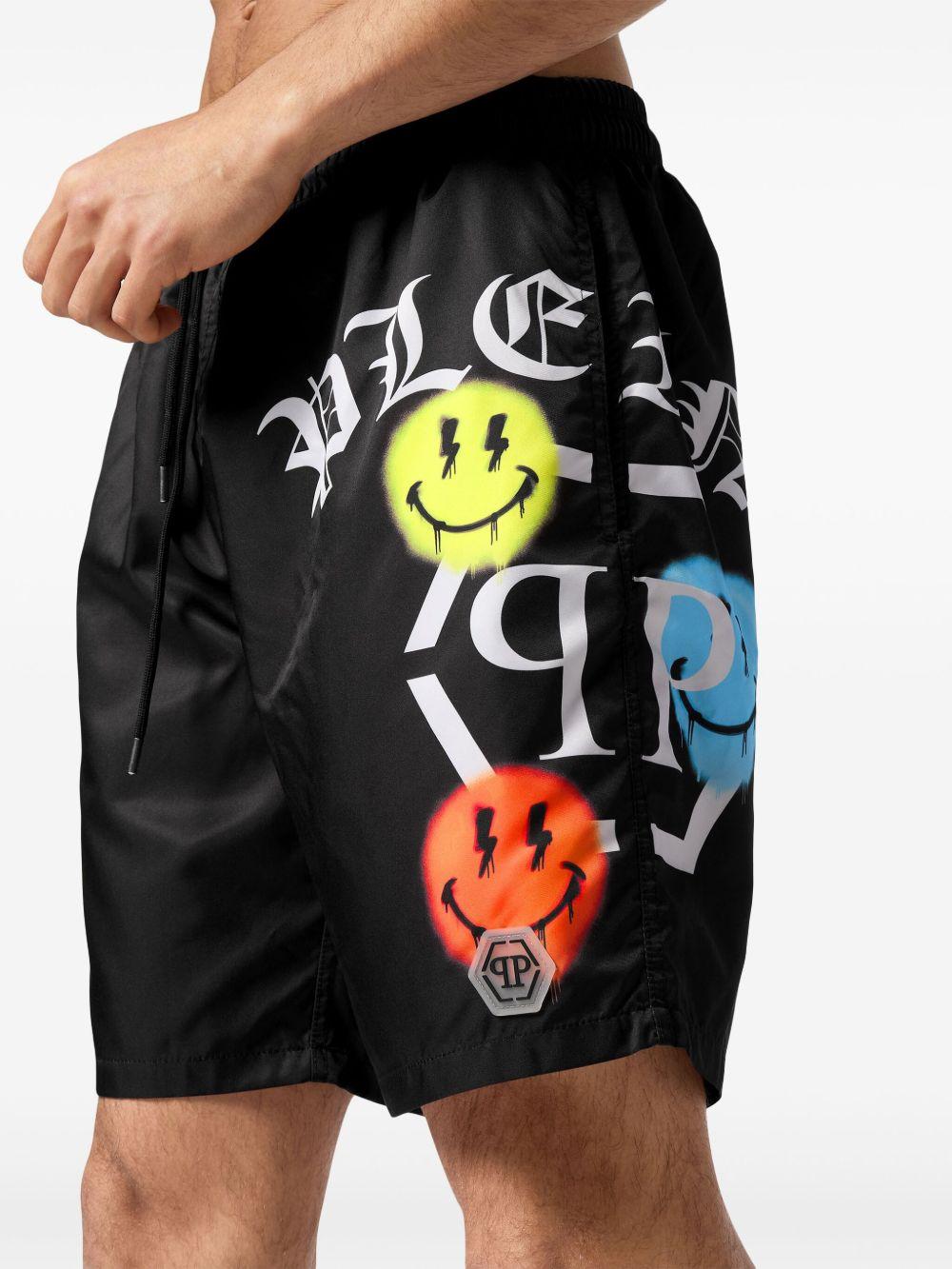 logo-print swim shorts Product Image