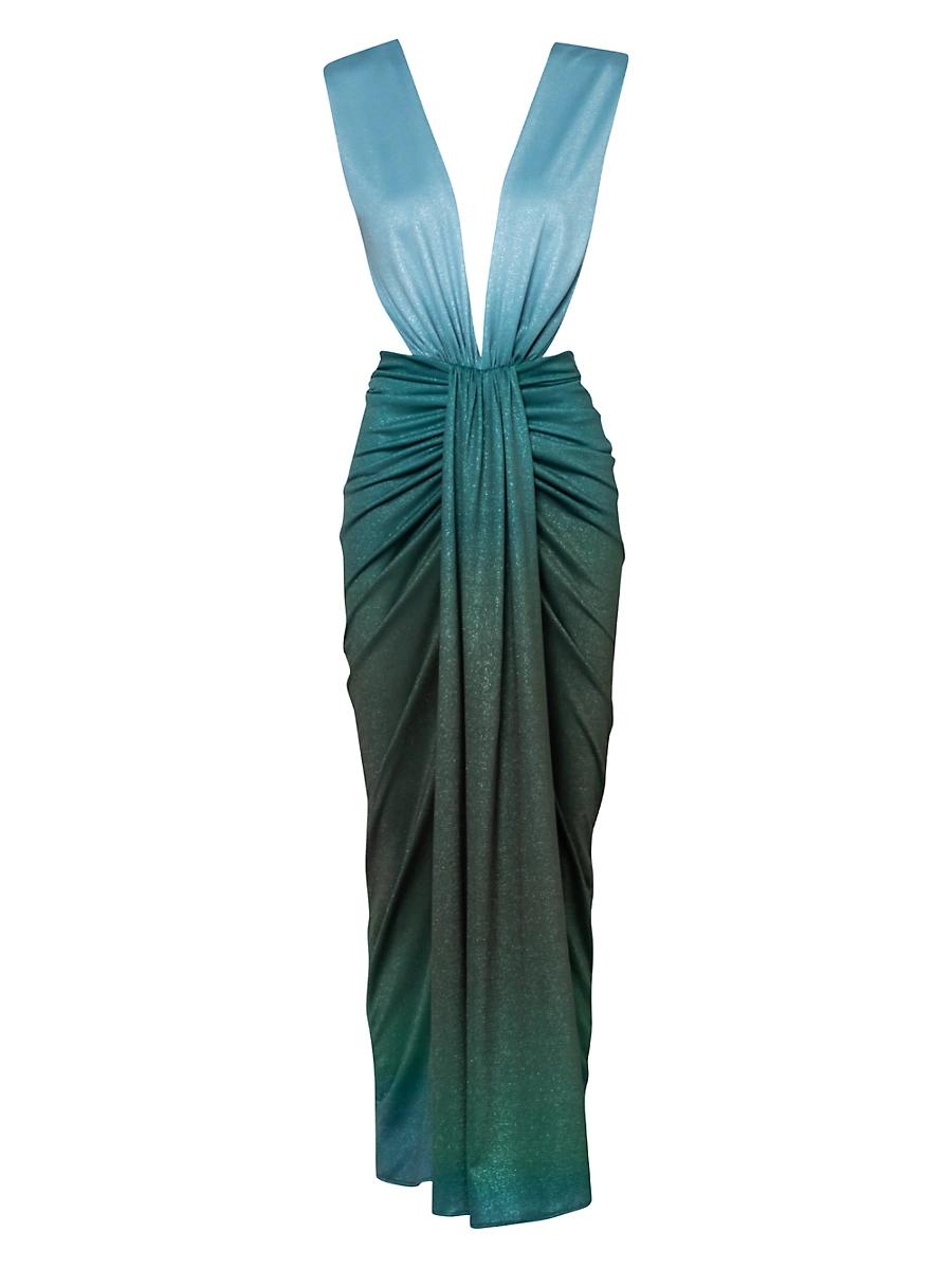 Womens Sarakiniko Nia Draped Maxi Dress Product Image