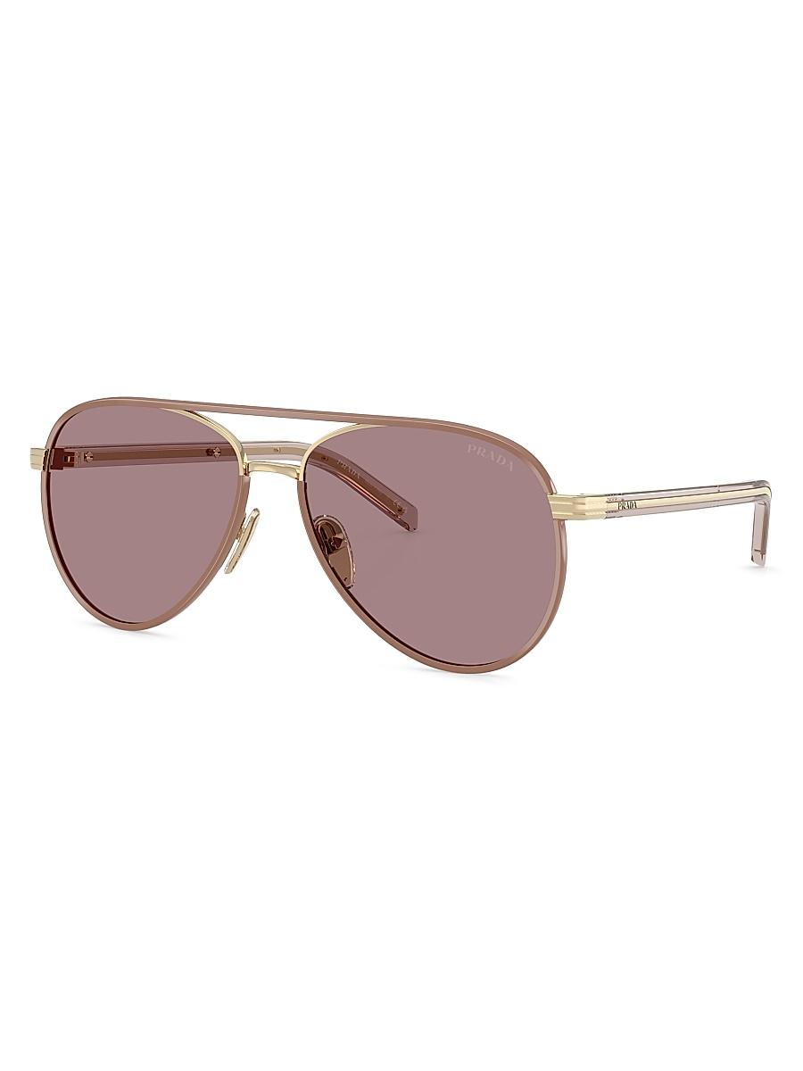 Mens 52MM Aviator Sunglasses Product Image