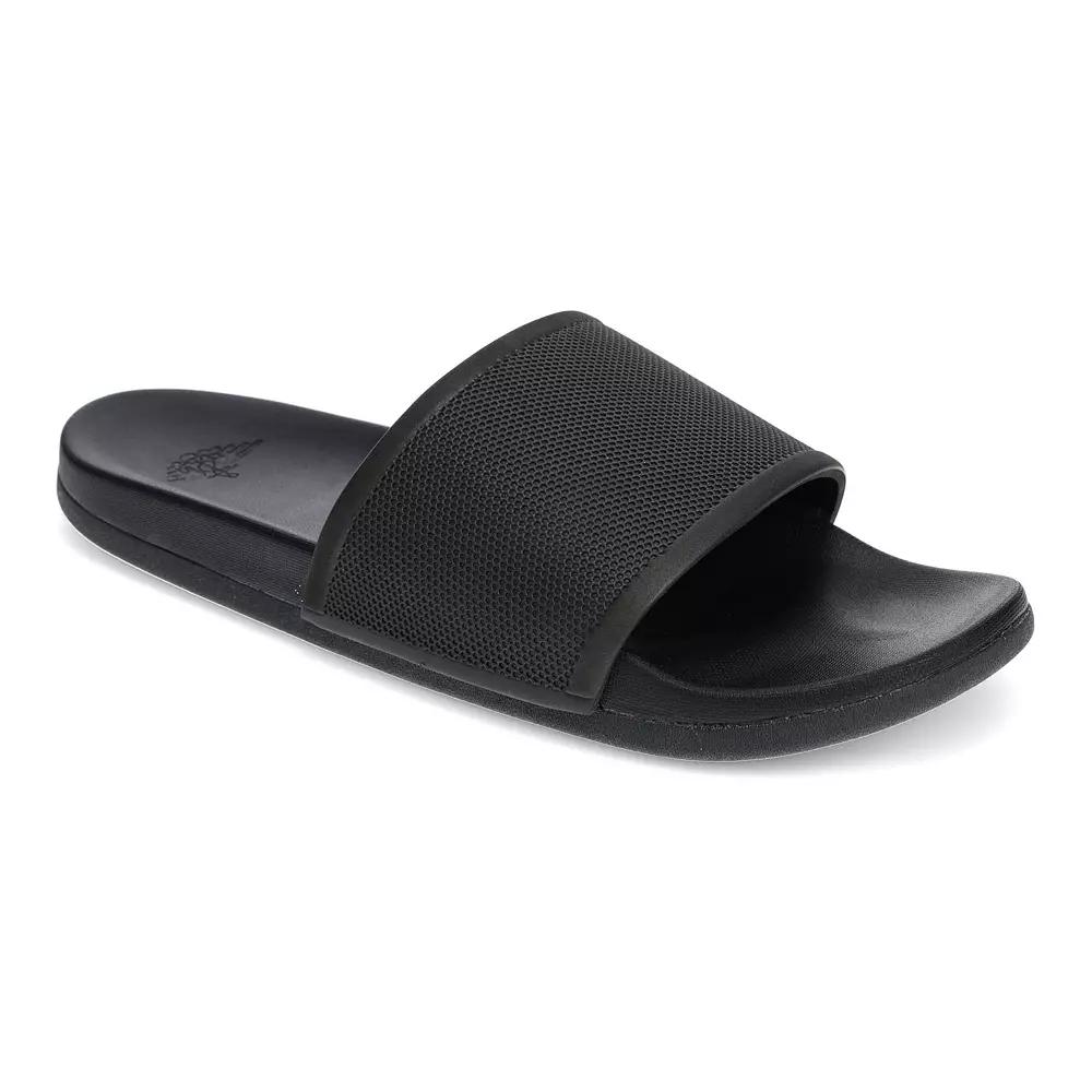 Dockers® Men's Sport Slide Sandals, Size: Small, Black Product Image