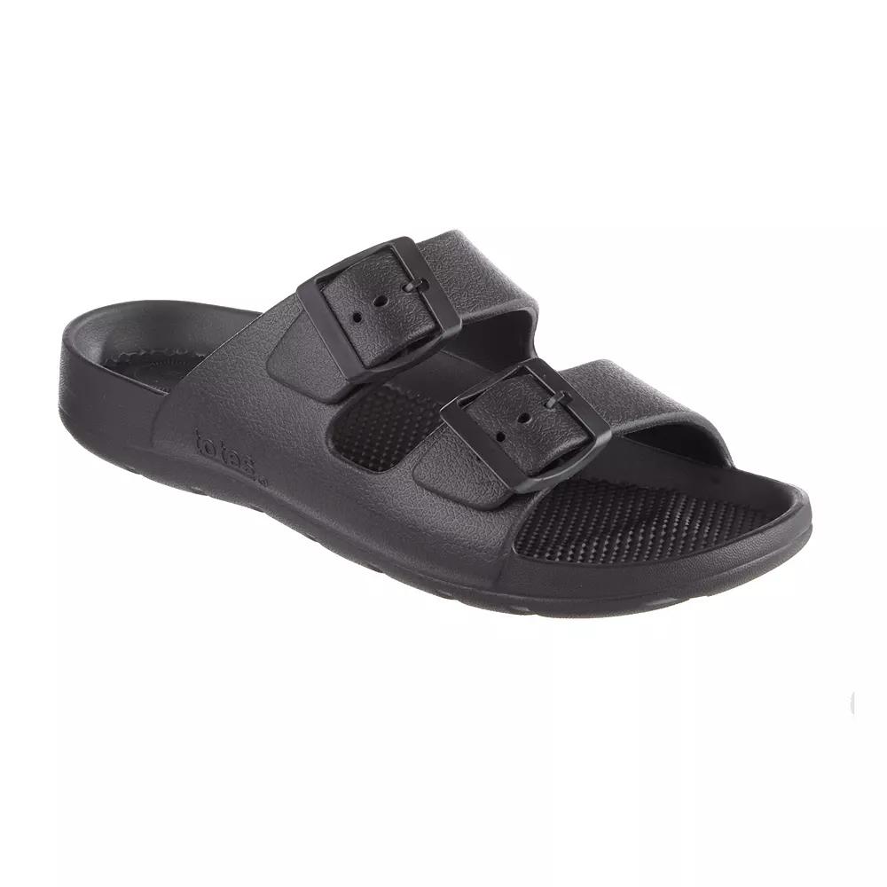 totes Women's Everywear® Double Buckle Adjustable Slide Sandals,  Product Image