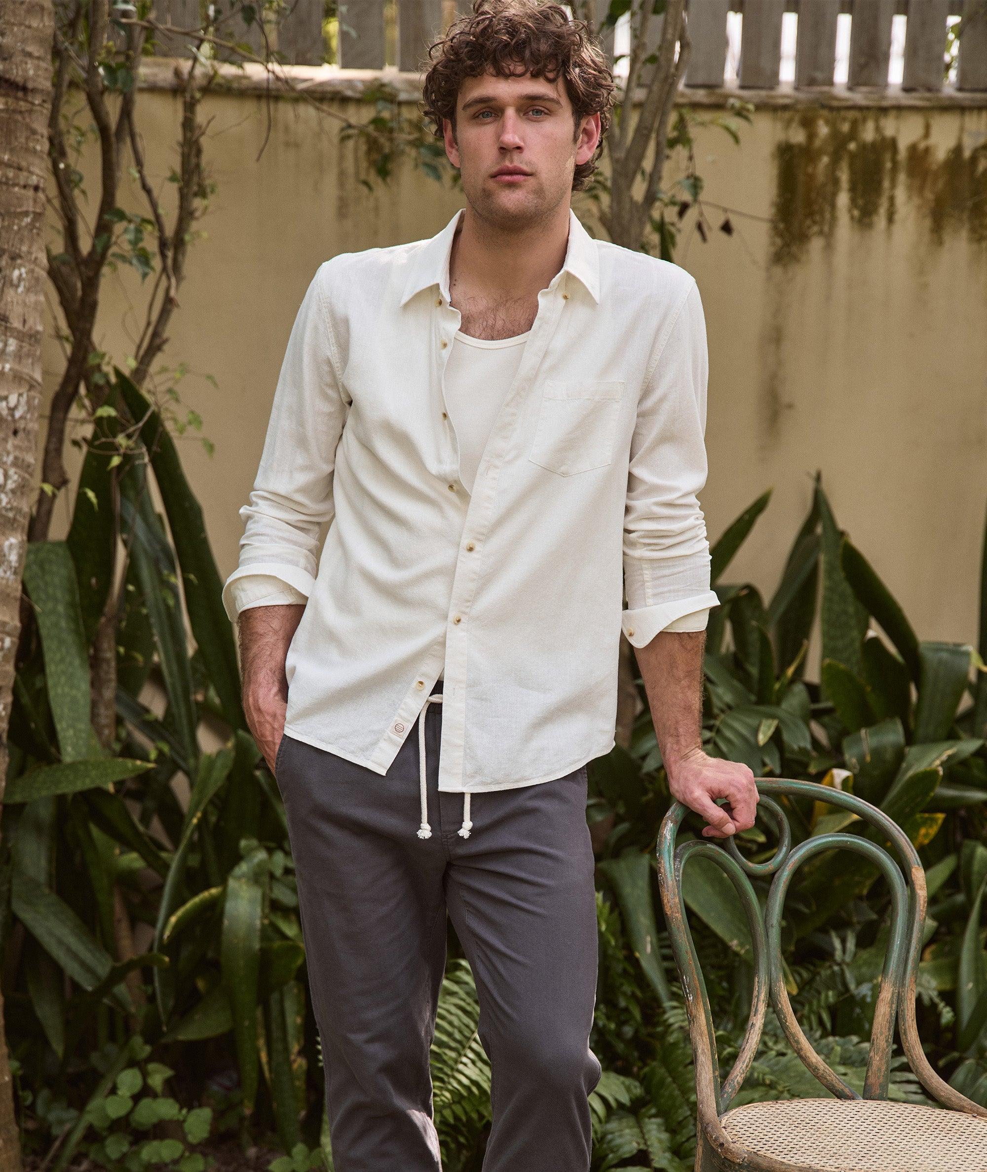 Better-Than-Linen Long Sleeve Shirt Product Image