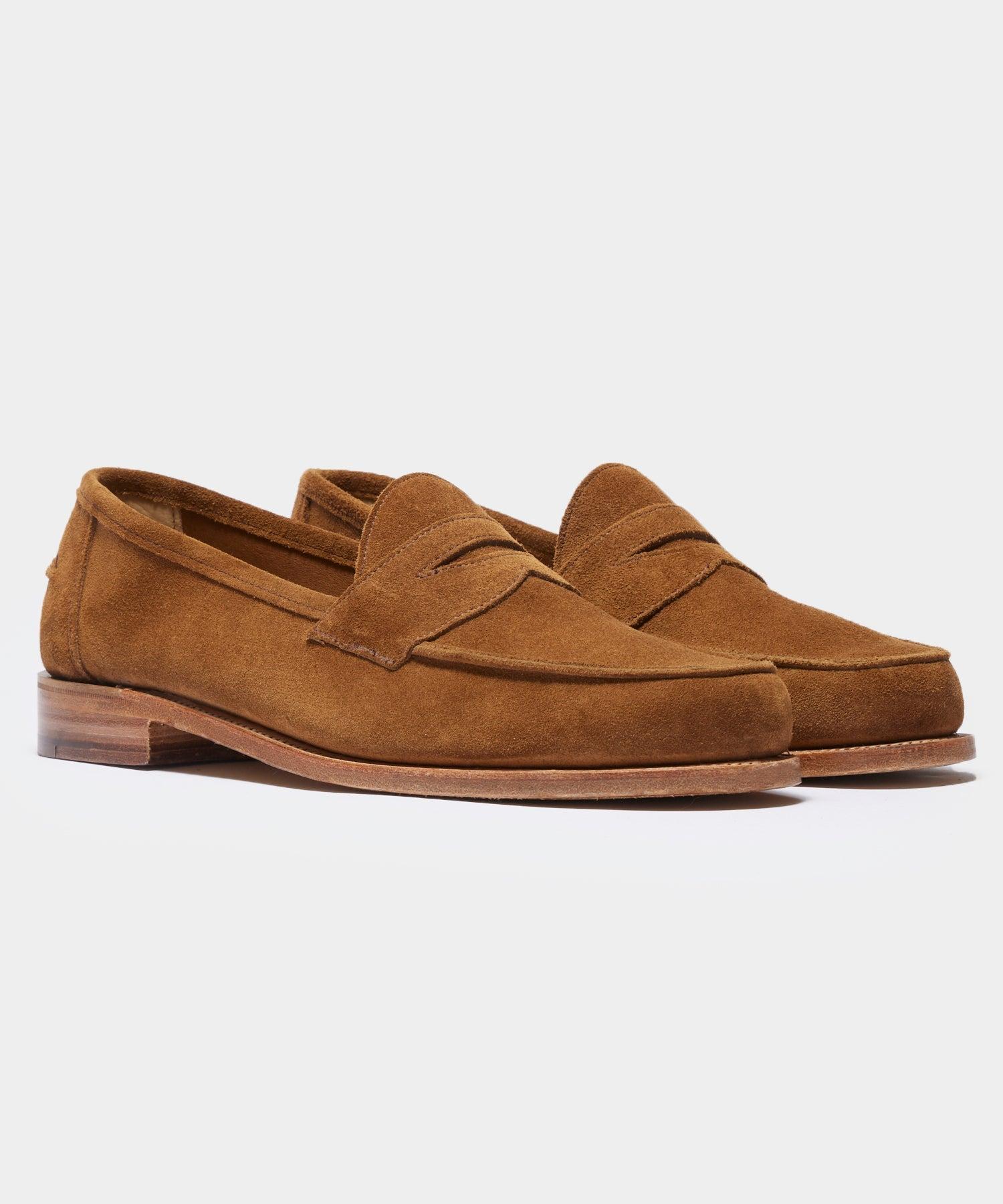 Todd Snyder x Sanders Suede Edwin Loafer Product Image
