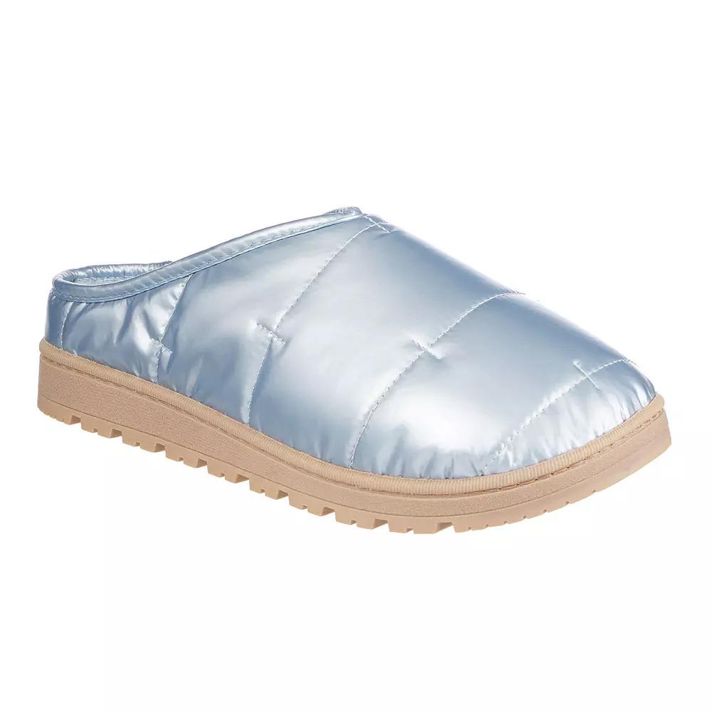 isotoner Mikaela Womens Puffer Hoodback Slippers Product Image