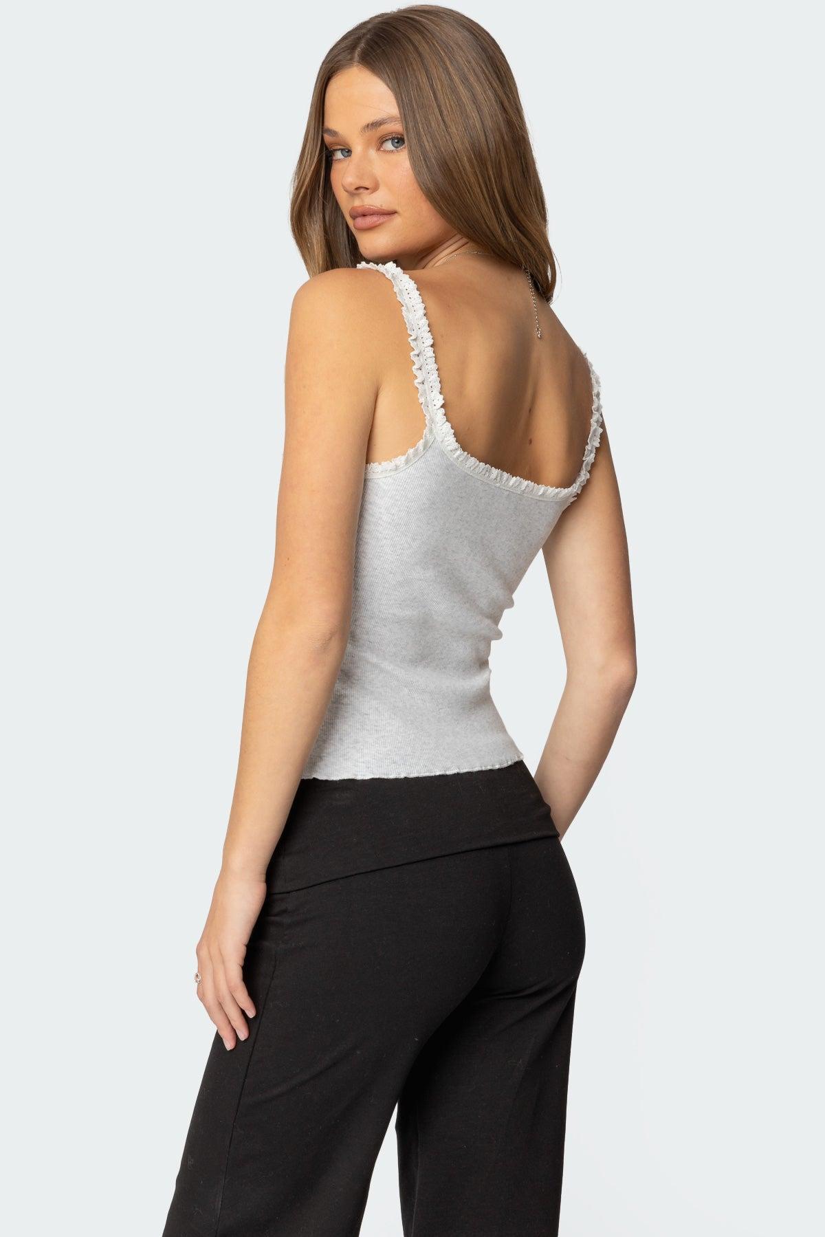 Teagan Ribbed Tank Top Product Image