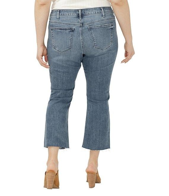 Silver Jeans Co. Plus Size Elyse Kick Flare Crop Jeans Product Image