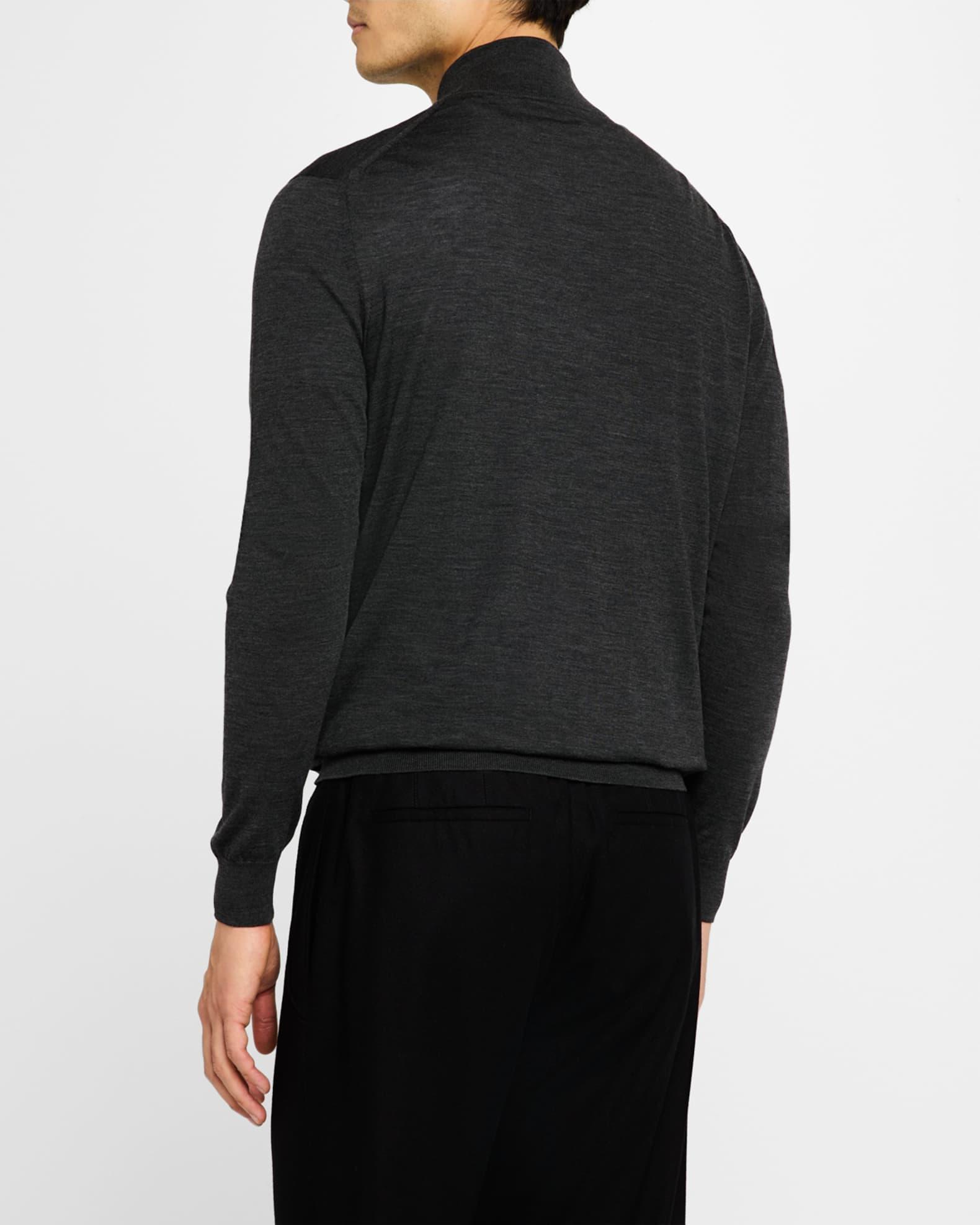 Men's Wool Half-Zip Sweater Product Image