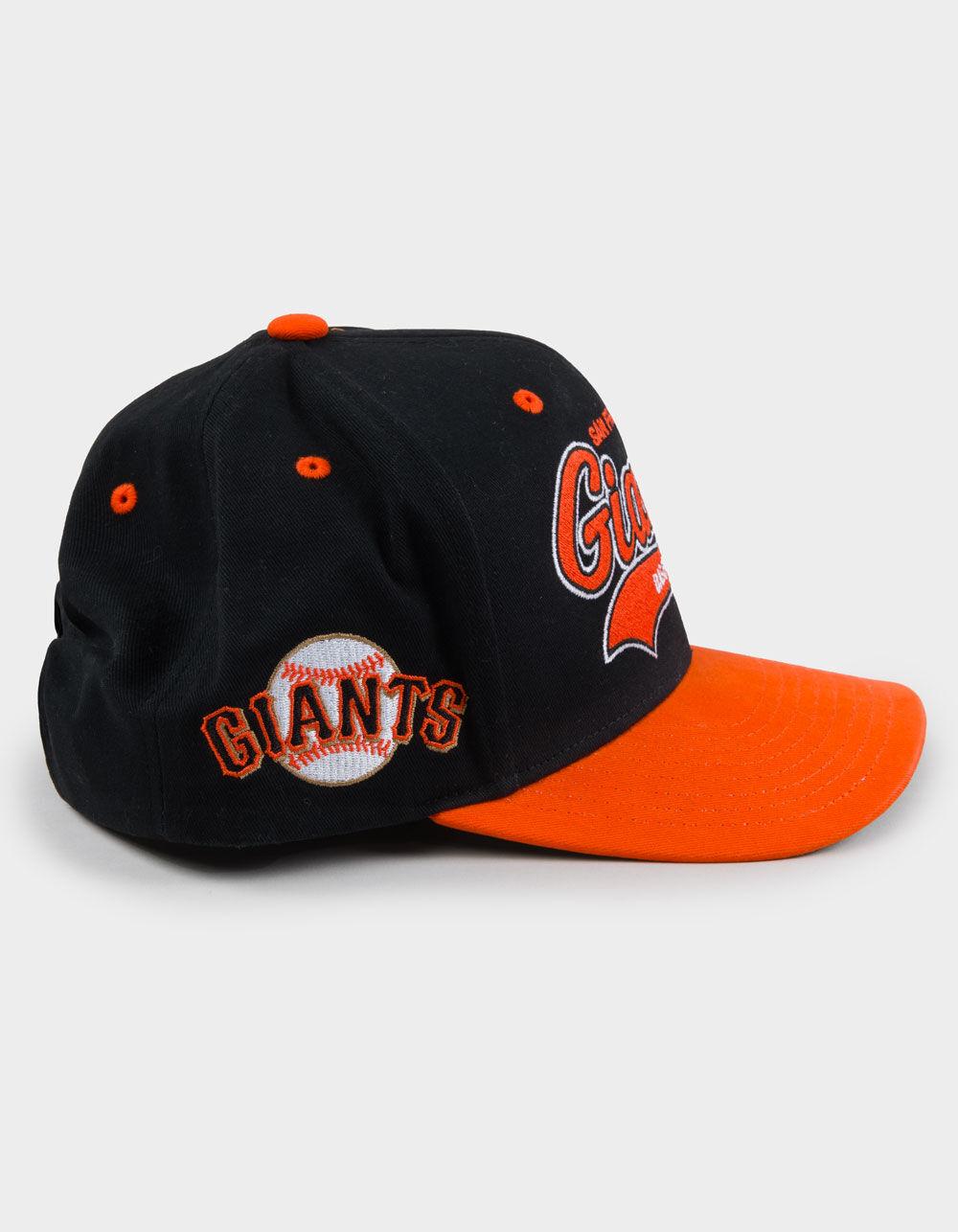 MITCHELL & NESS San Francisco Giants Tail Sweep 2.0 Pro Snapback Hat - BLACK Product Image