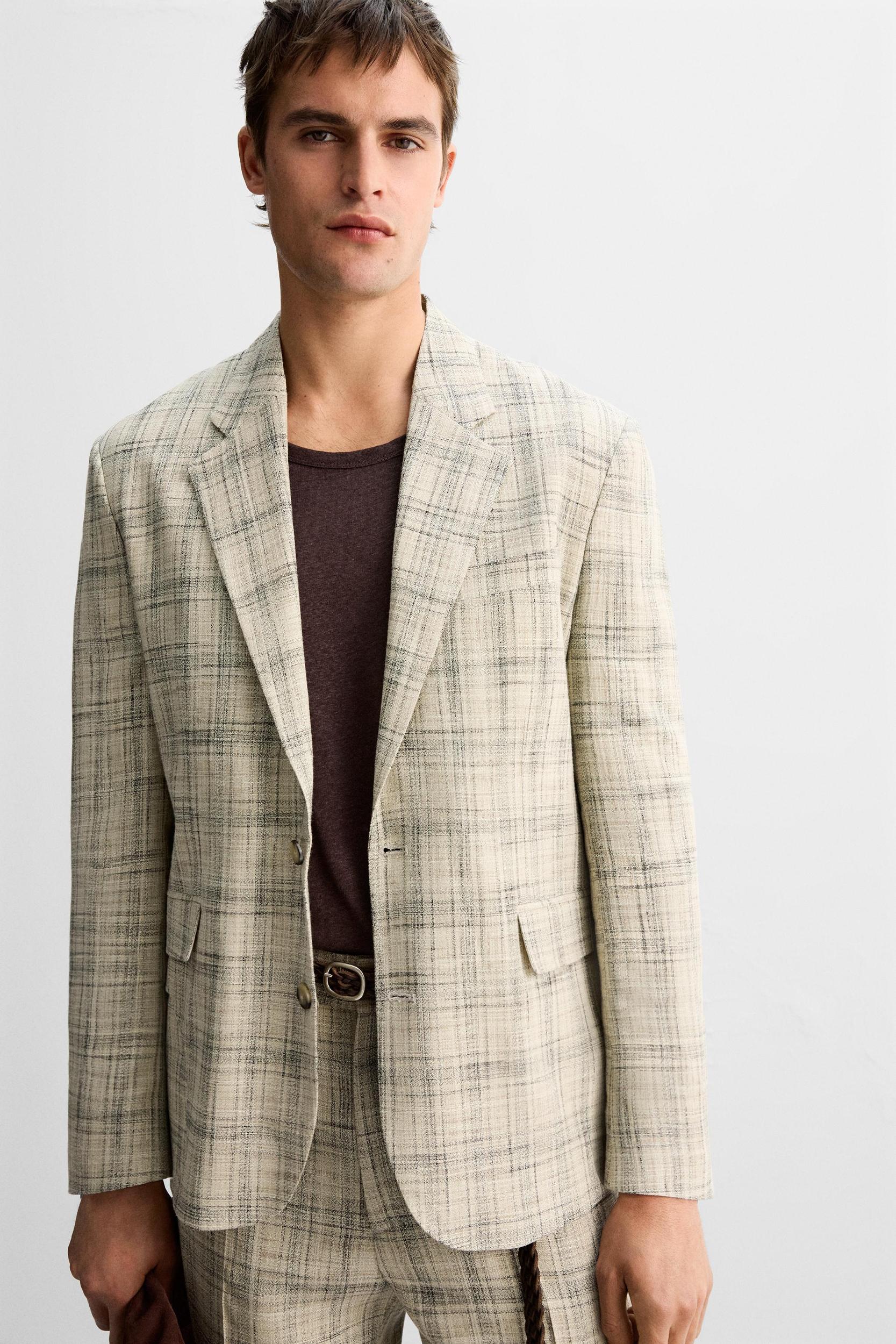 LIMITED EDITION PLAID SUIT BLAZER Product Image