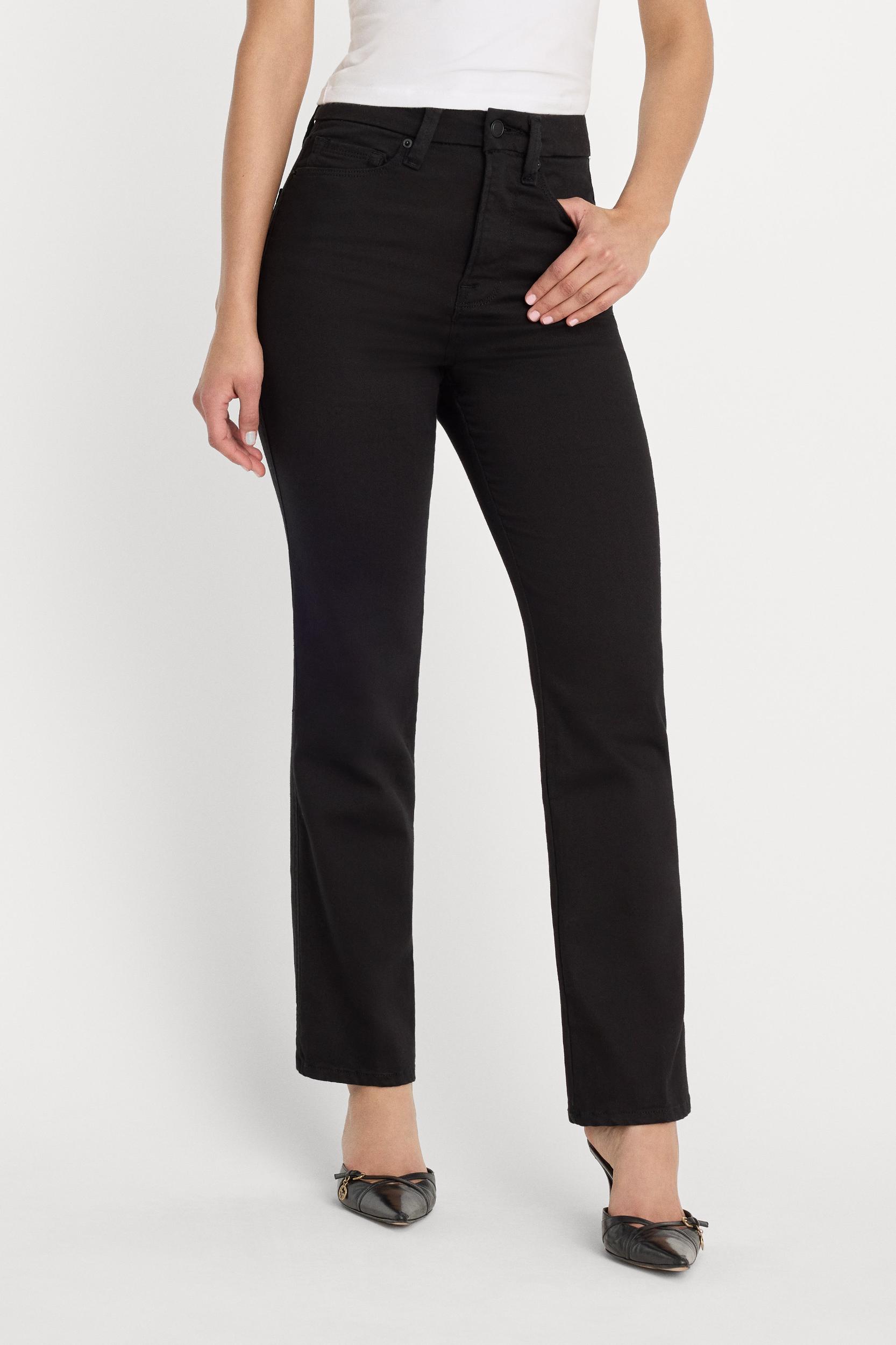 GOOD CURVE STRAIGHT NEVER FADE JEANS | BLACK001 Product Image