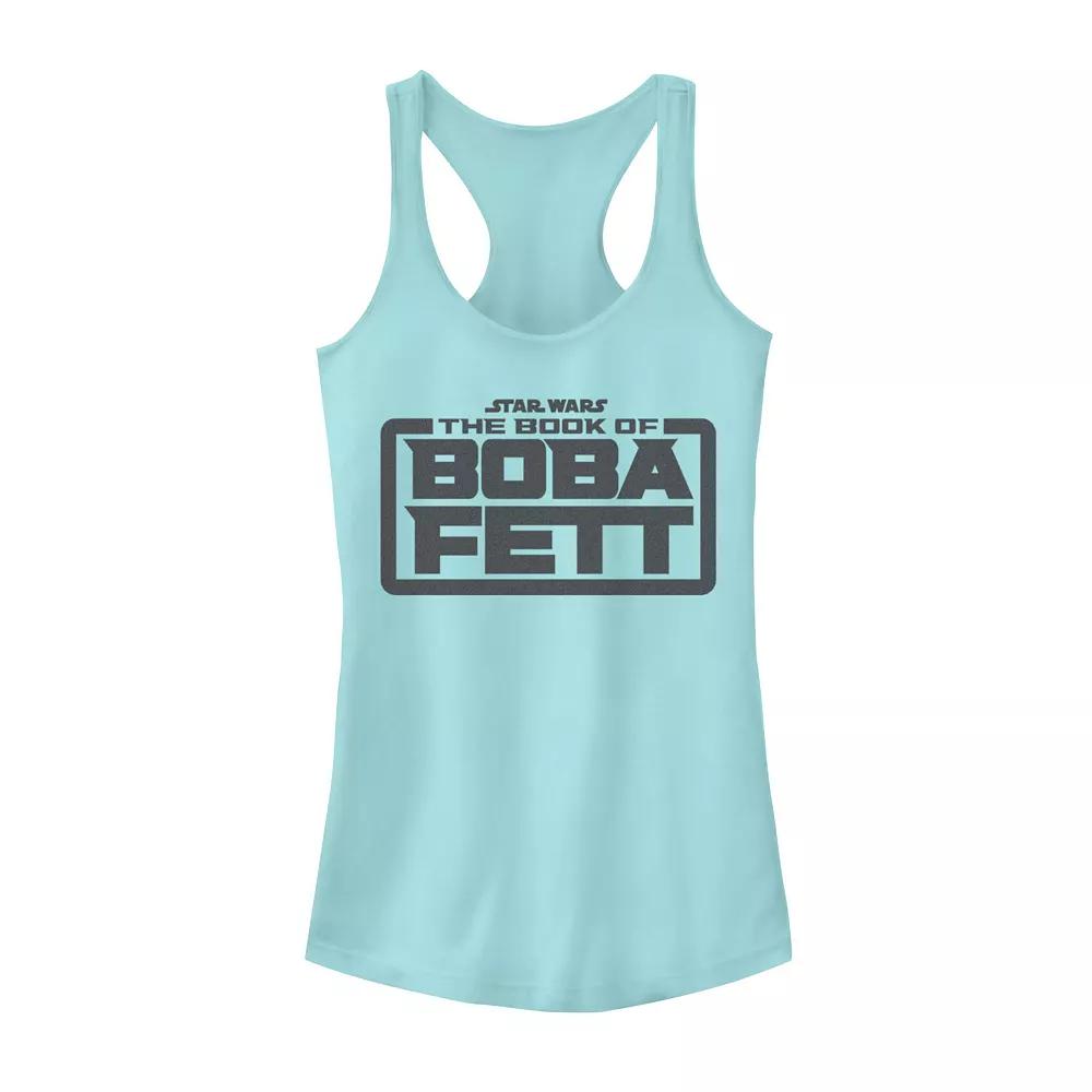 Juniors' Star Wars The Book Of Boba Fett Simple Logo Graphic Tank Top, Girl's,  Product Image