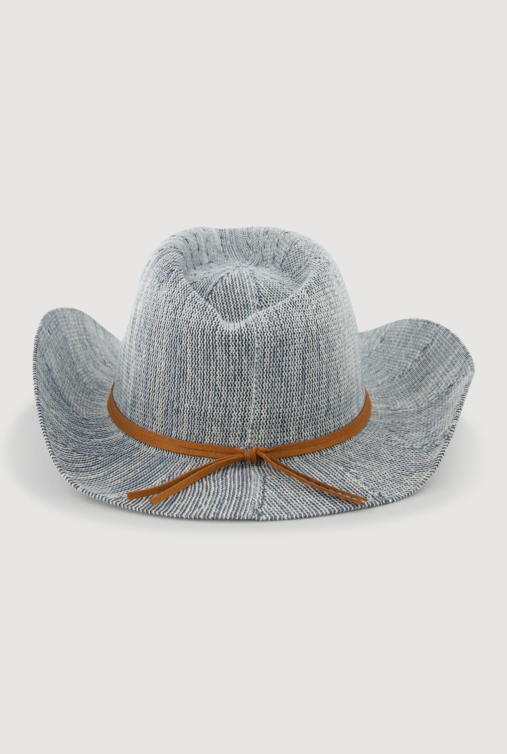 Tie Front Trim Cowboy Hat Female Product Image