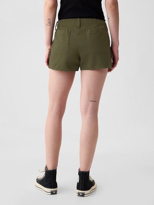 3" Low Rise Y2K Cargo Shorts Product Image