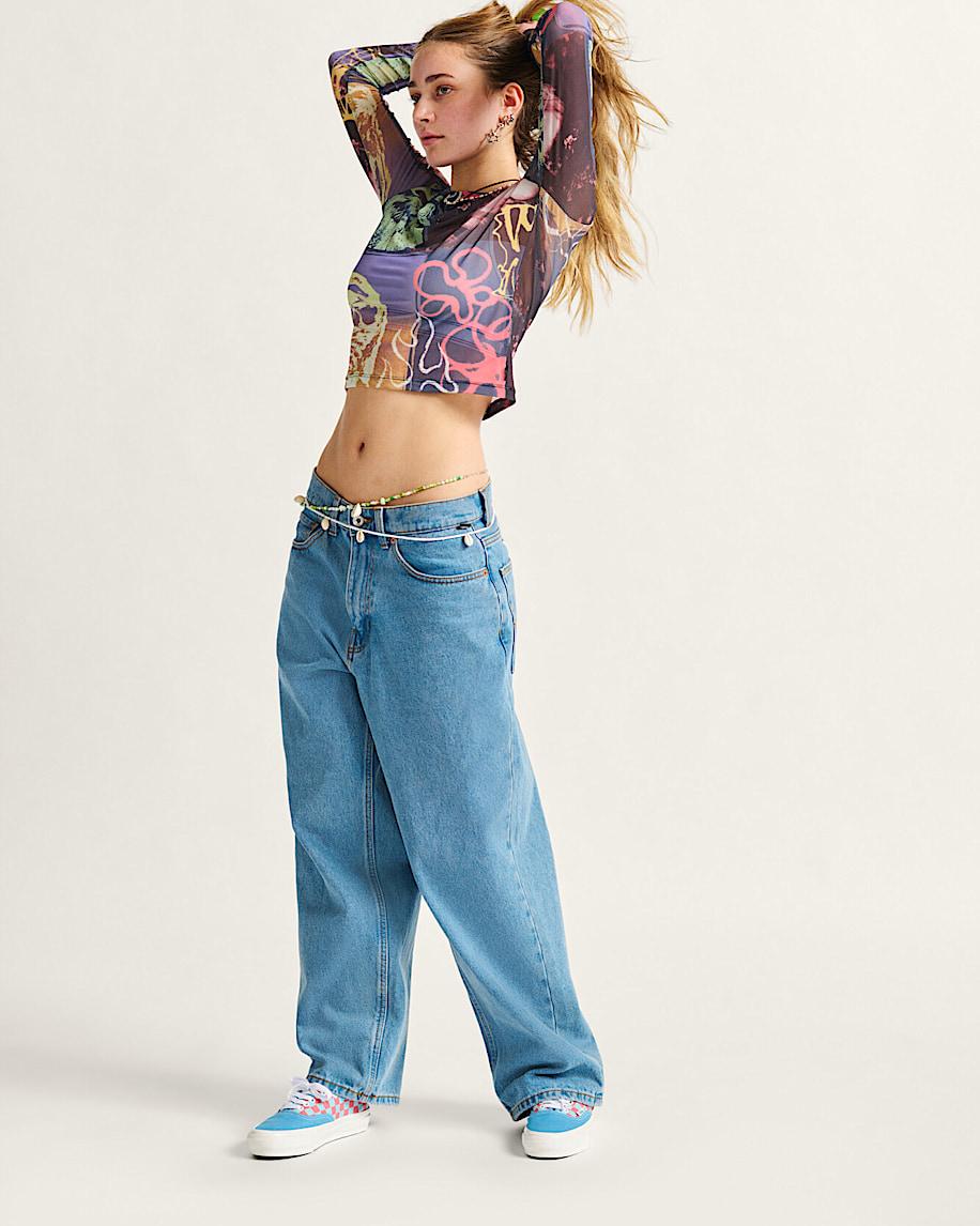 Premium Authentic Checkerboard Shoe in Heritage Blue / Pink| Vans US Product Image