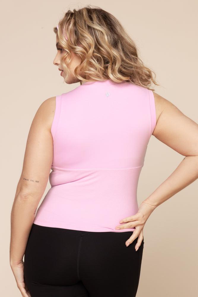 Peekaboo Crew Tank - Bubblegum Product Image