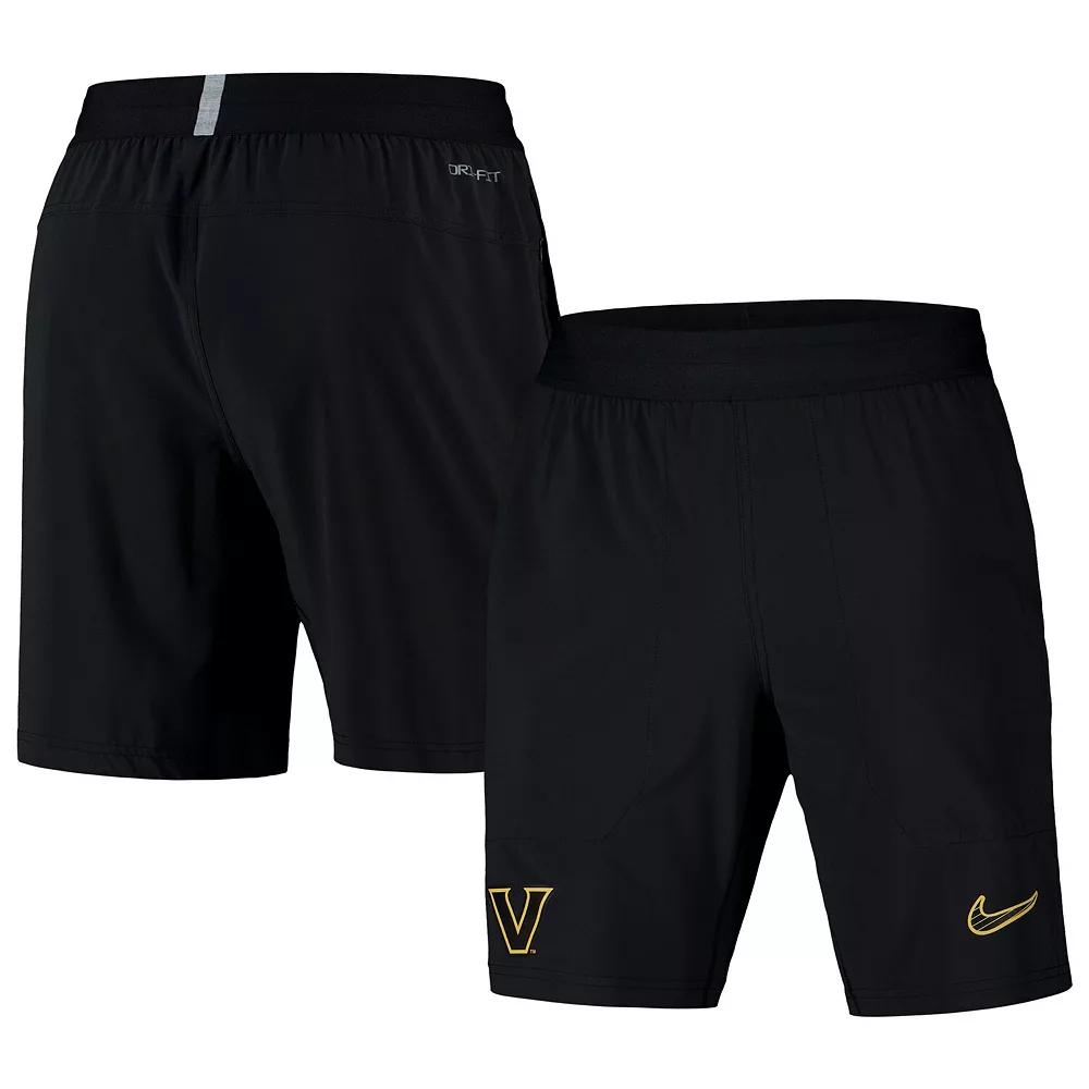 Men's Nike Black Vanderbilt Commodores 2024/25 Sideline Performance Woven Shorts, Size: 2XL Product Image