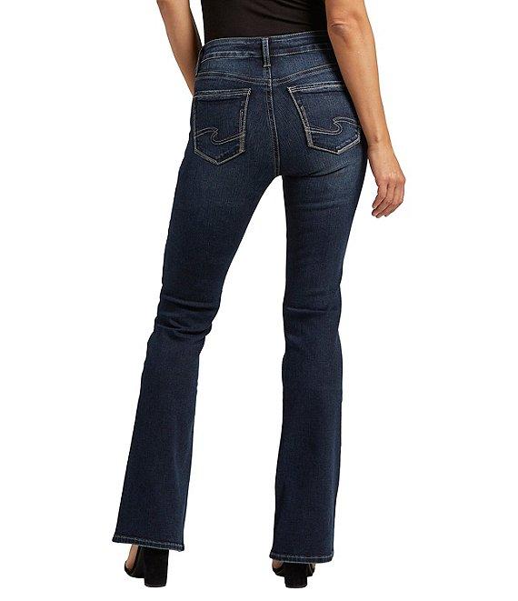 Silver Jeans Co. Suki Mid Rise Exposed Button Fly Bootcut Jeans Product Image