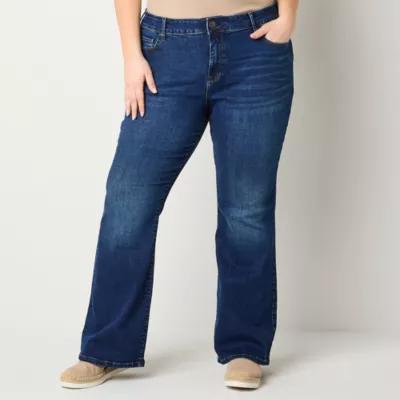 a.n.a Womens High Rise Flare Leg Jean Product Image