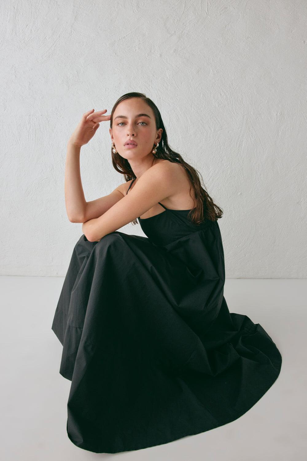 Behati Maxi Dress Black Product Image