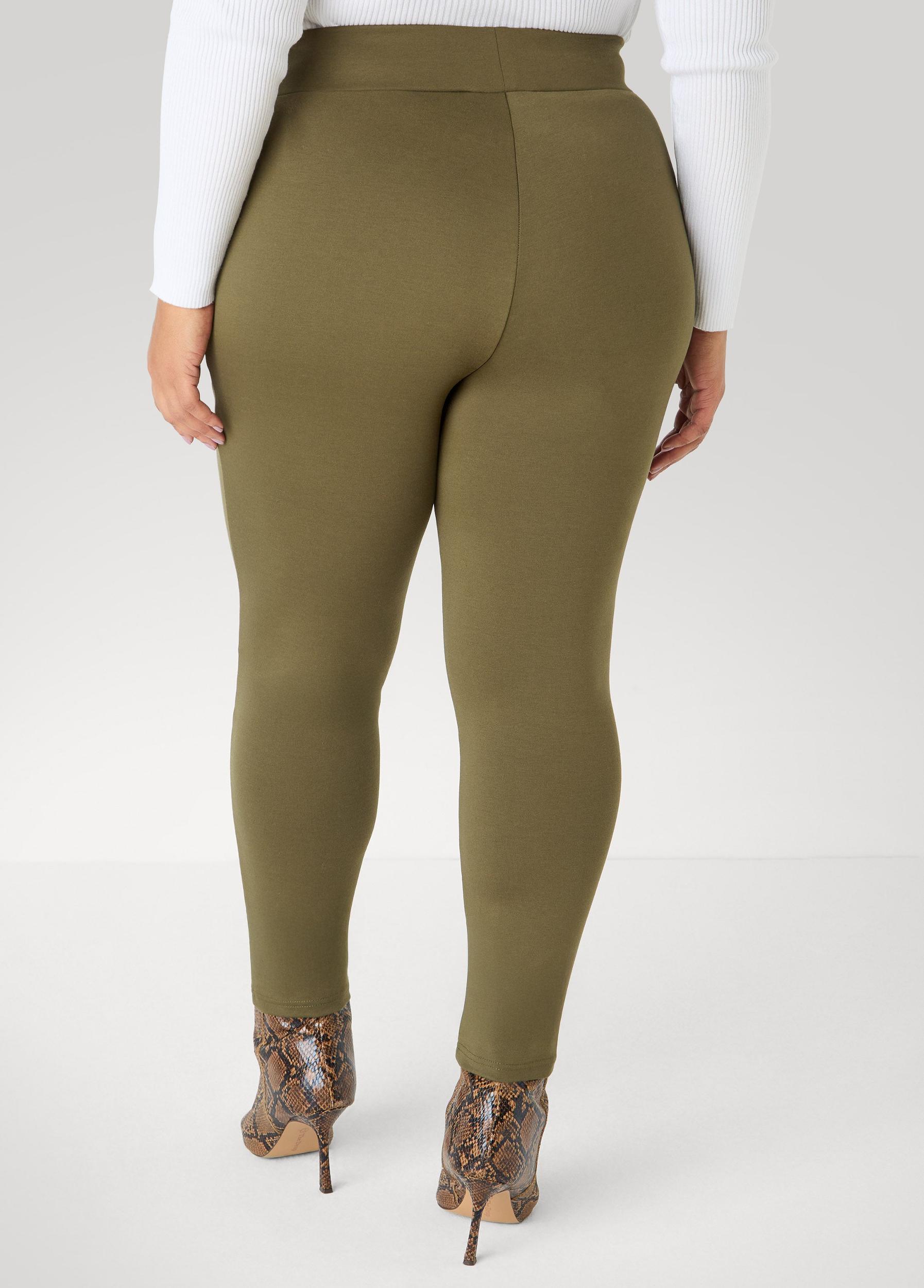 Seam Detailed Ponte Leggings Product Image
