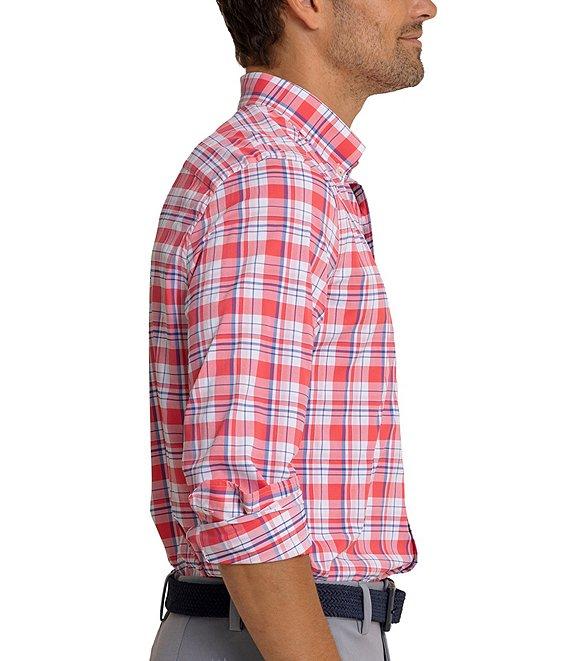 Southern Tide Brrr° Performance Stretch Summerton Plaid Long Sleeve Woven Shirt Product Image