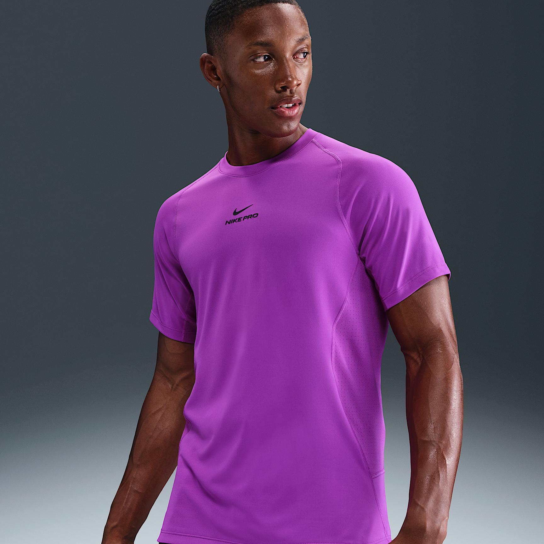 Mens Nike Pro Training Dri-FIT Short-Sleeve Top | HV0409-551 Product Image