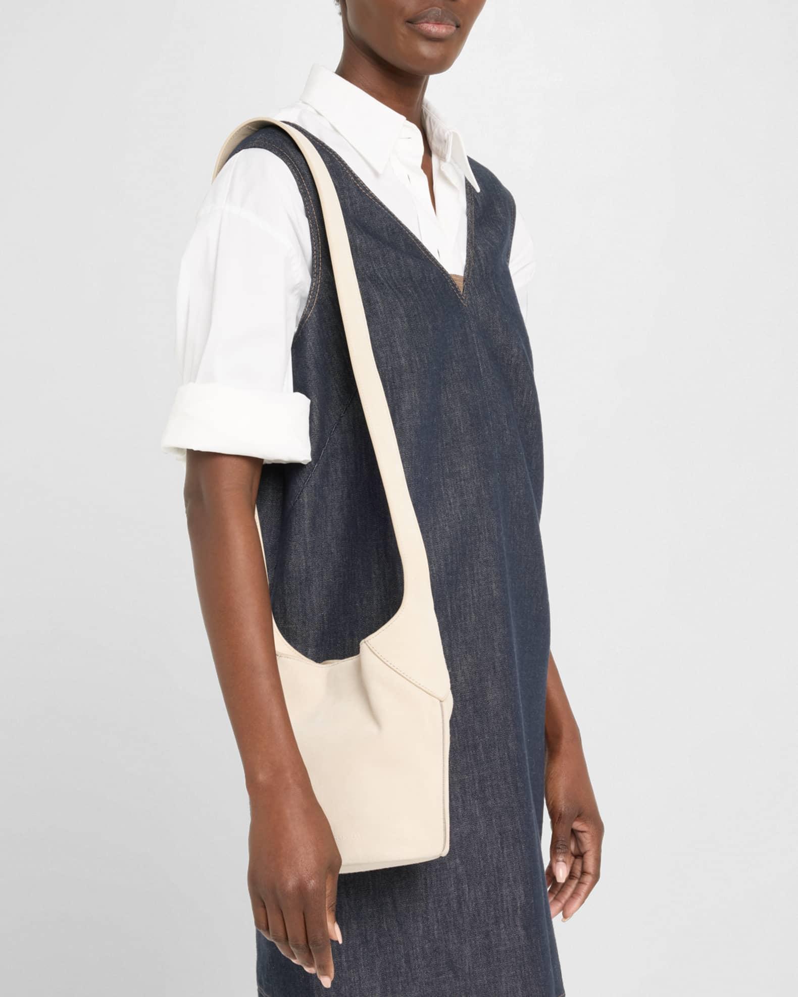 Structured Small Suede Bucket Bag Product Image