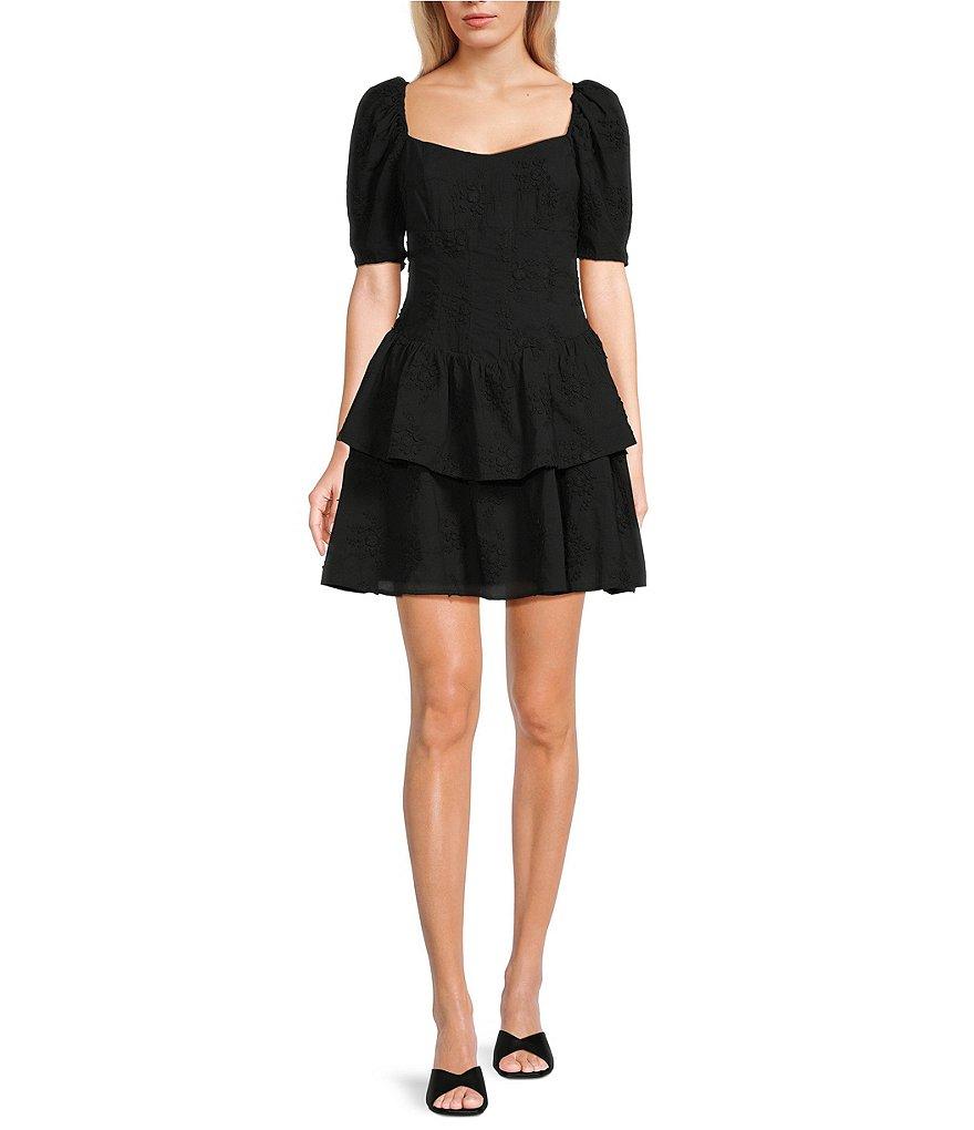 GB Eyelet Mini Dress Product Image