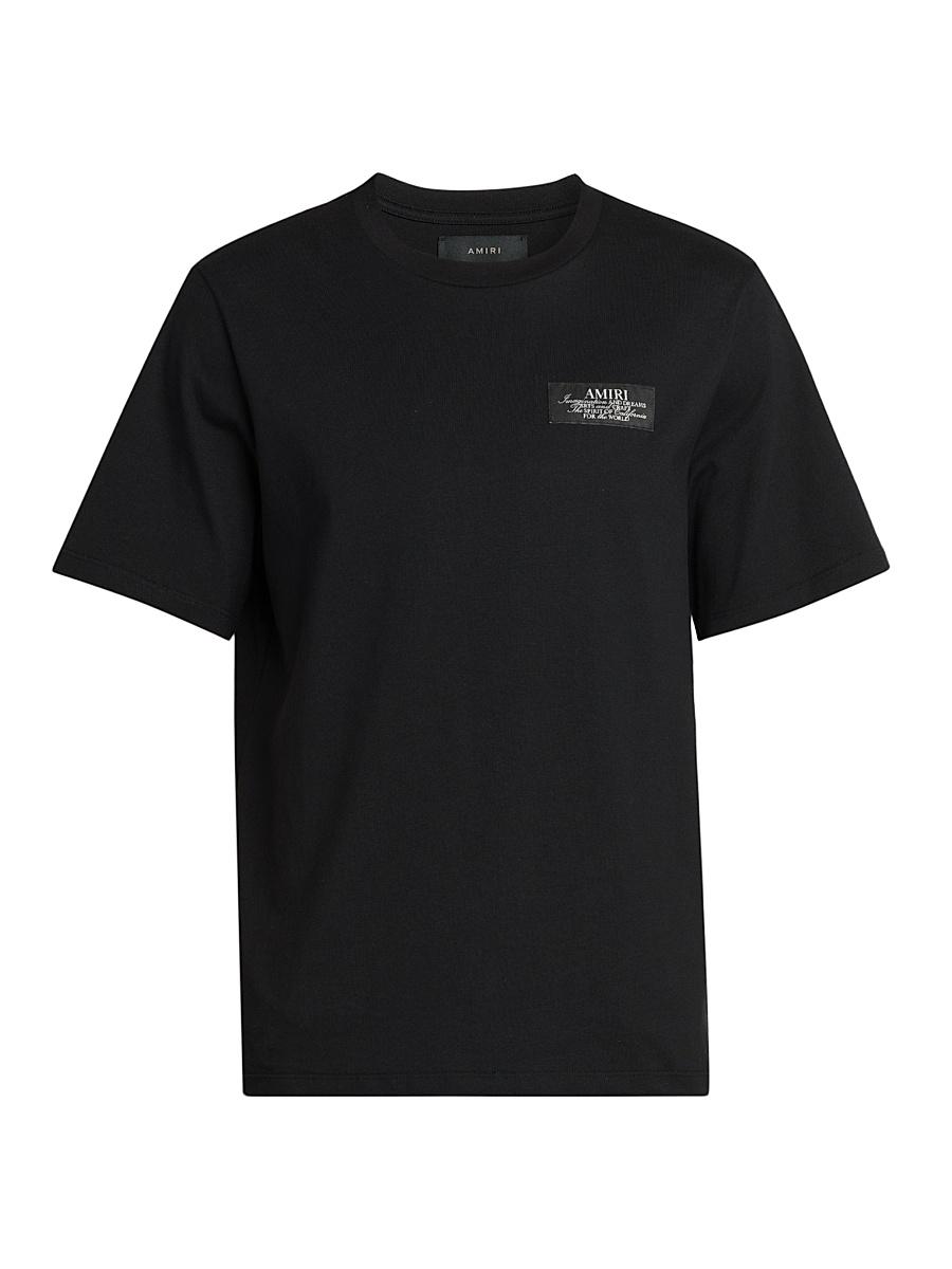 Mens Spirit Logo Cotton Crewneck T-Shirt Product Image