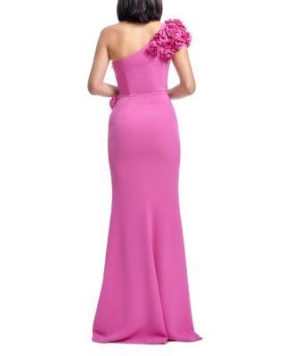 Aubriella Rosette One Shoulder Gown  Product Image