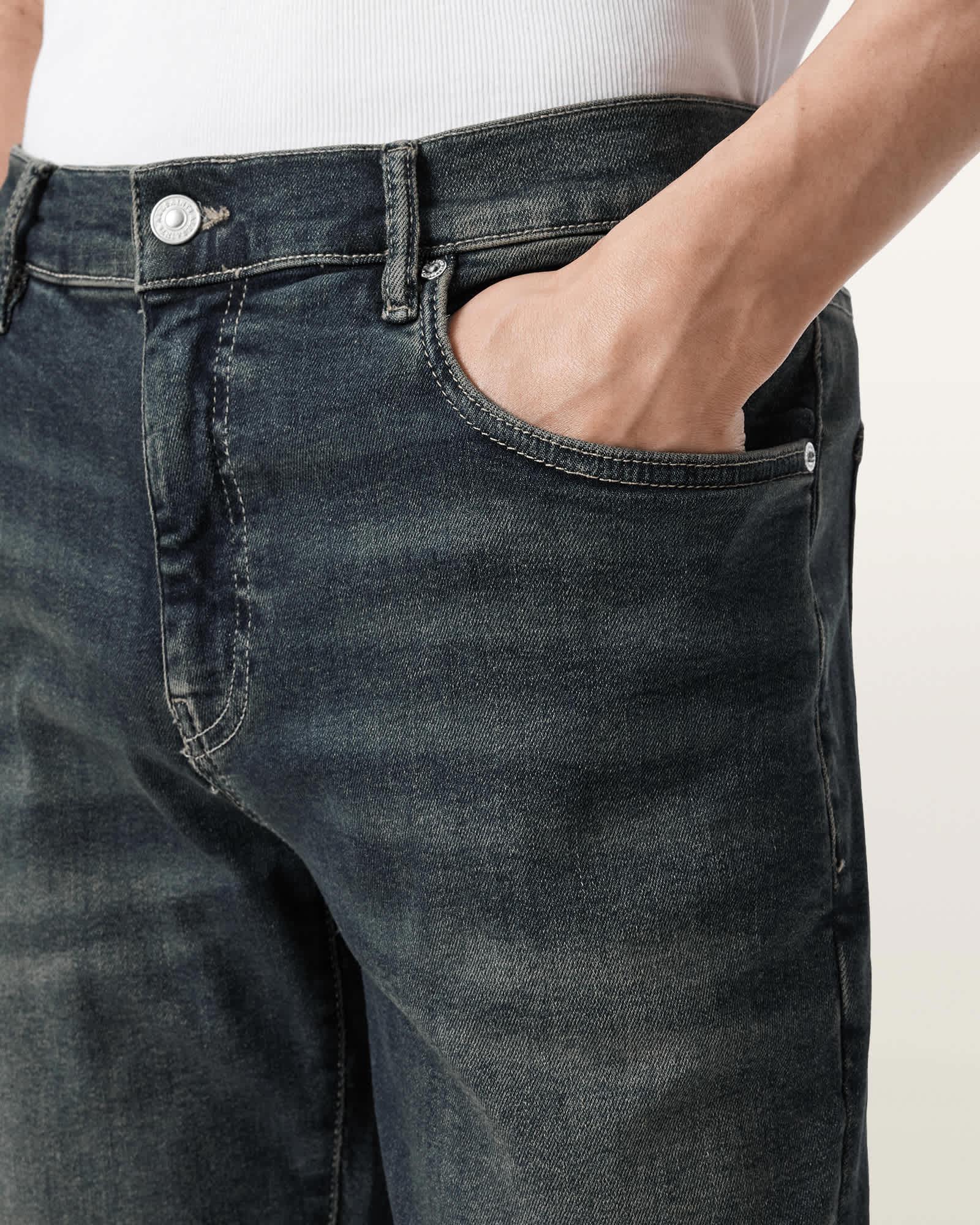 Sid Denim Ultra Jeans TINTED INDIGO | ALLSAINTS US Product Image