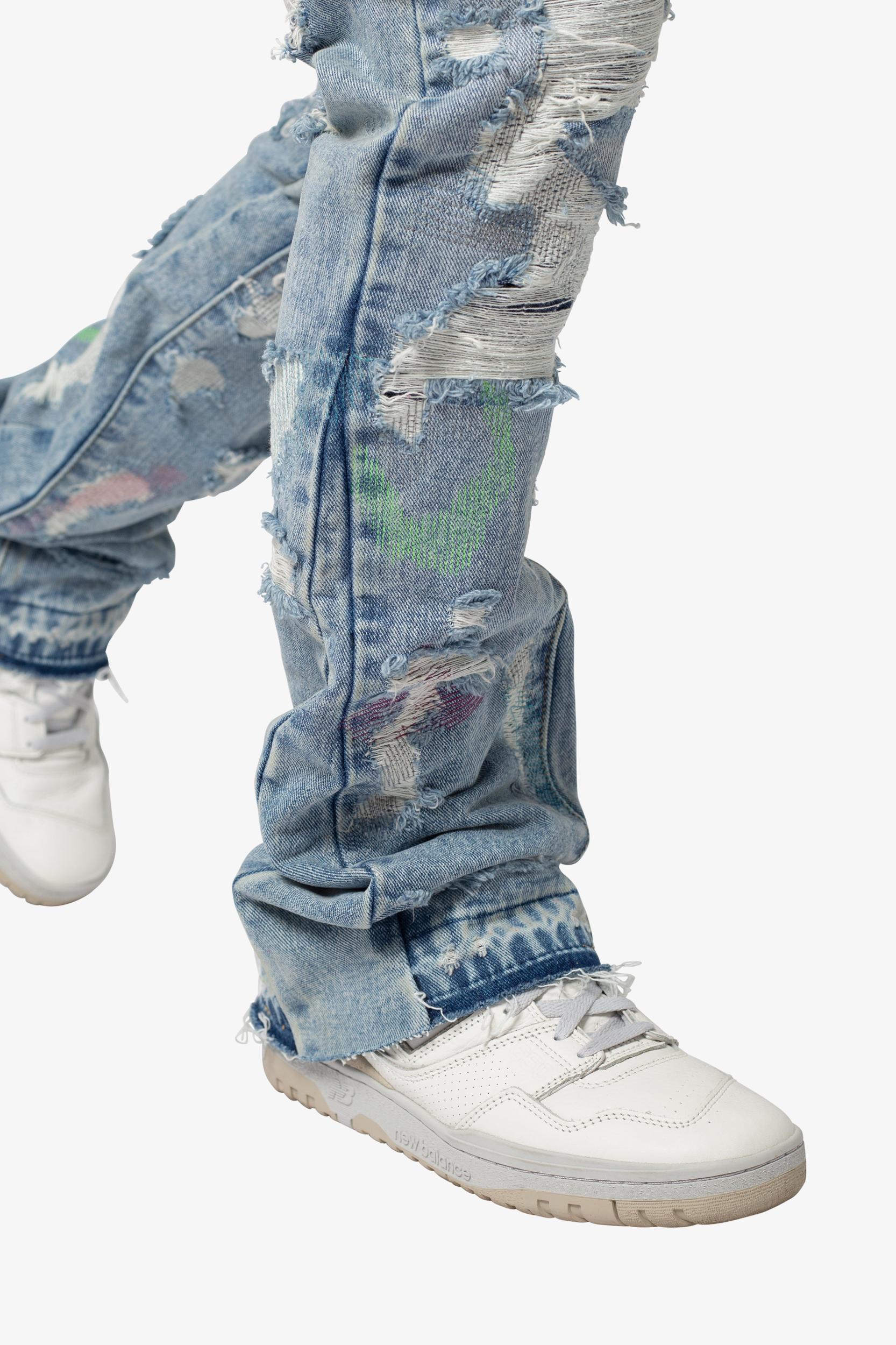 B570 Flare Denim - Blue Product Image