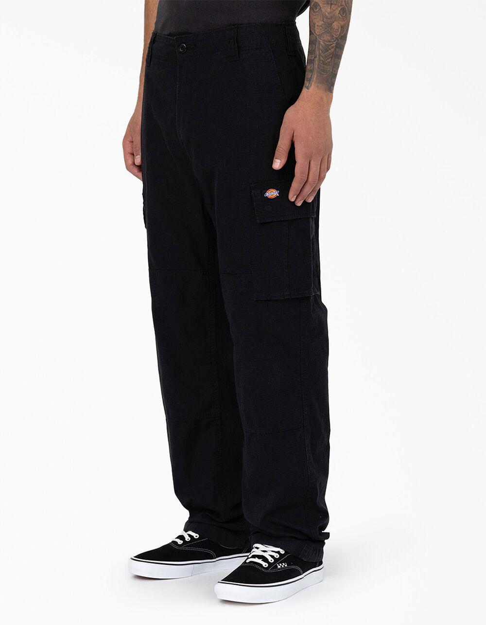 DICKIES Eagle Bend Relaxed Fit Double Knee Mens Cargo Pants - BLACK Product Image