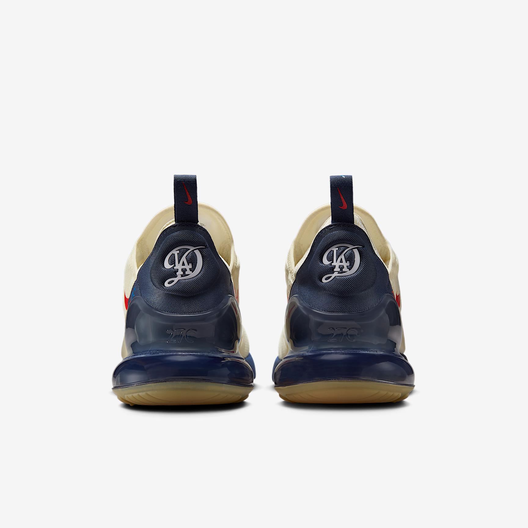 Los Angeles Dodgers Nike Men's Air Max 270 Shoes Product Image