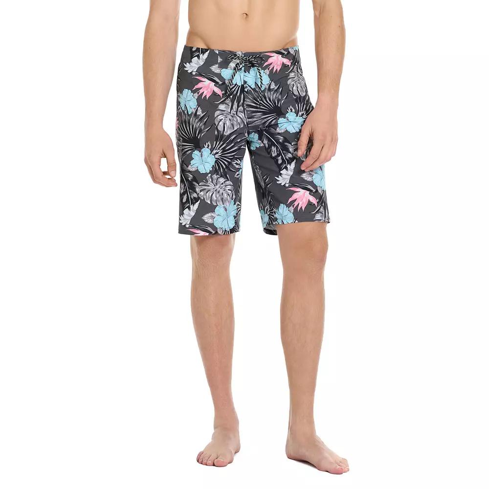 Men's Hurley 9.5" Printed Boardshorts, Size: 30, Dark Grey Grey Product Image