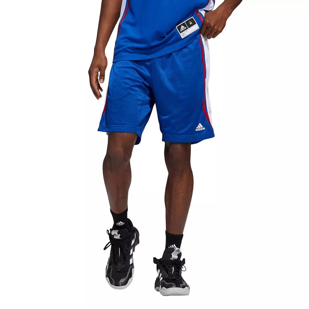 Men's adidas Royal Kansas Jayhawks Swingman AEROREADY Basketball Shorts,  Product Image