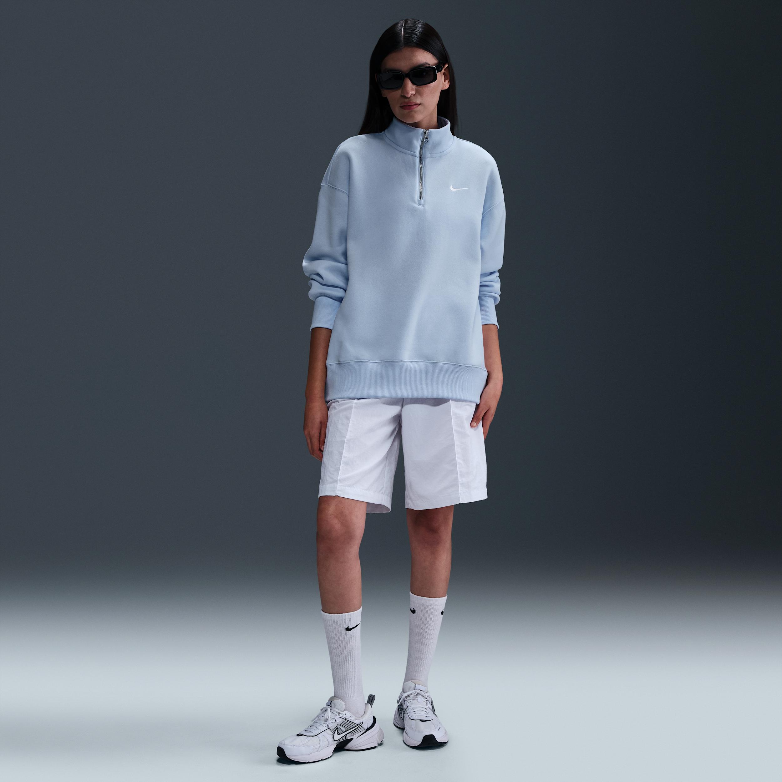 Nike Sportswear Phoenix Fleece Women's Oversized 1/4-Zip Long Sweatshirt Product Image